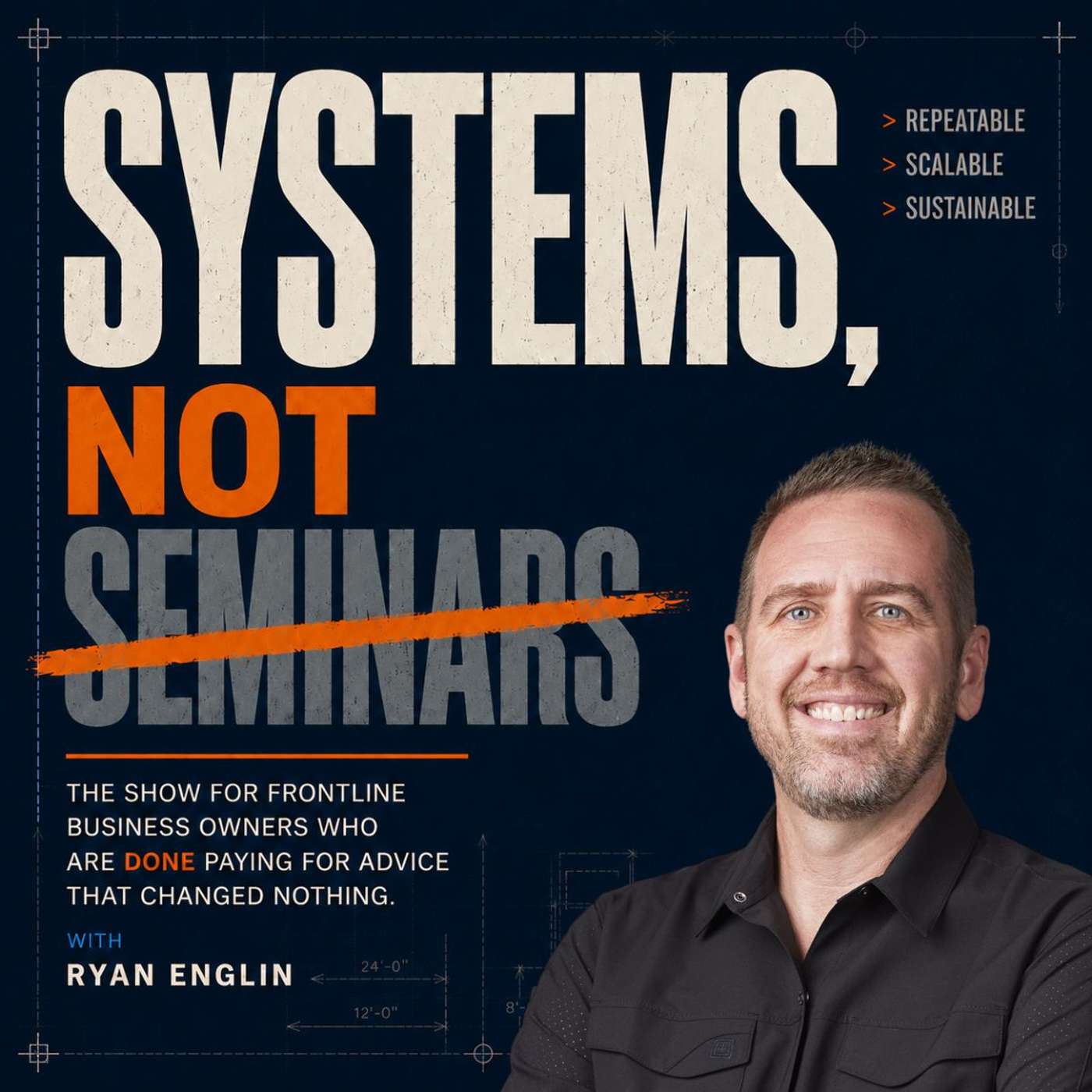 Systems, Not Seminars | Repeatable, Scalable, Sustainable. Artwork