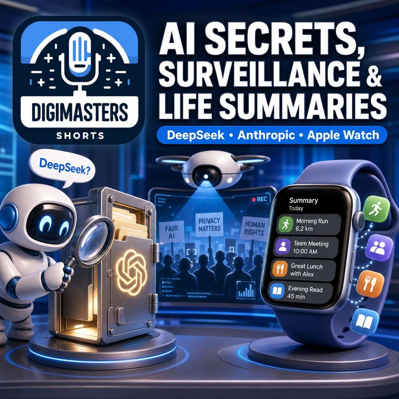 DeepSeek Accused of Stealing OpenAI Secrets, Anthropic Surveillance Targets Protesters, Apple Watch Wants to Summarize Your Life