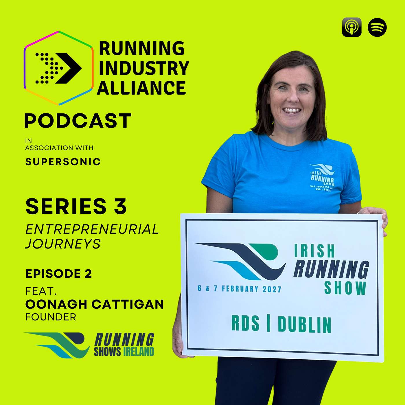 Running Industry Alliance Podcast: Series #3 | Episode #2 featuring Oonagh Cattigan of Running Shows Ireland