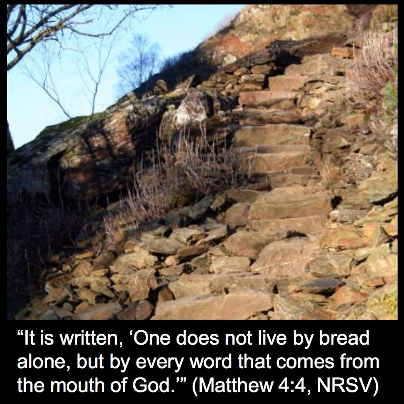 Jesus overcame temptation with the Word of God