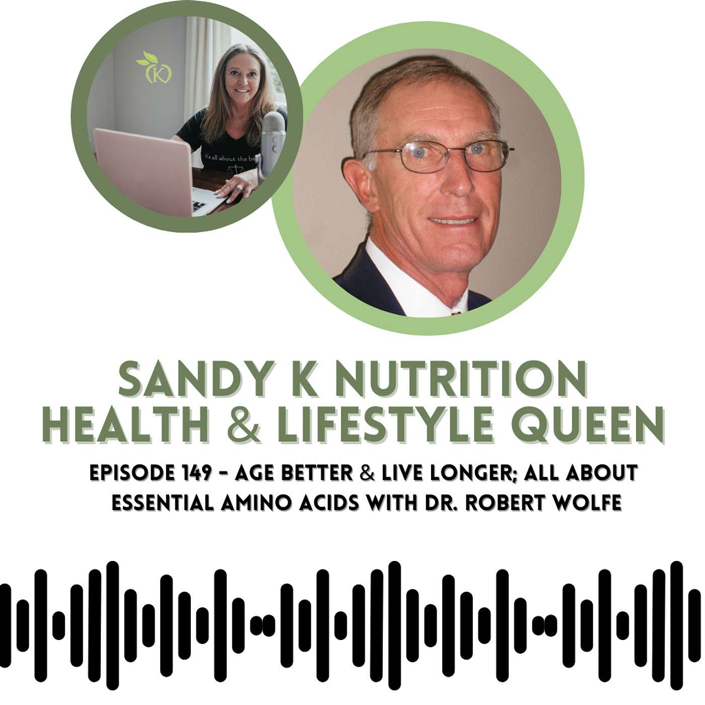 Episode 149 - Age Better & Live Longer; All About  Essential Amino Acids with Dr. Robert Wolfe of The Amino Company