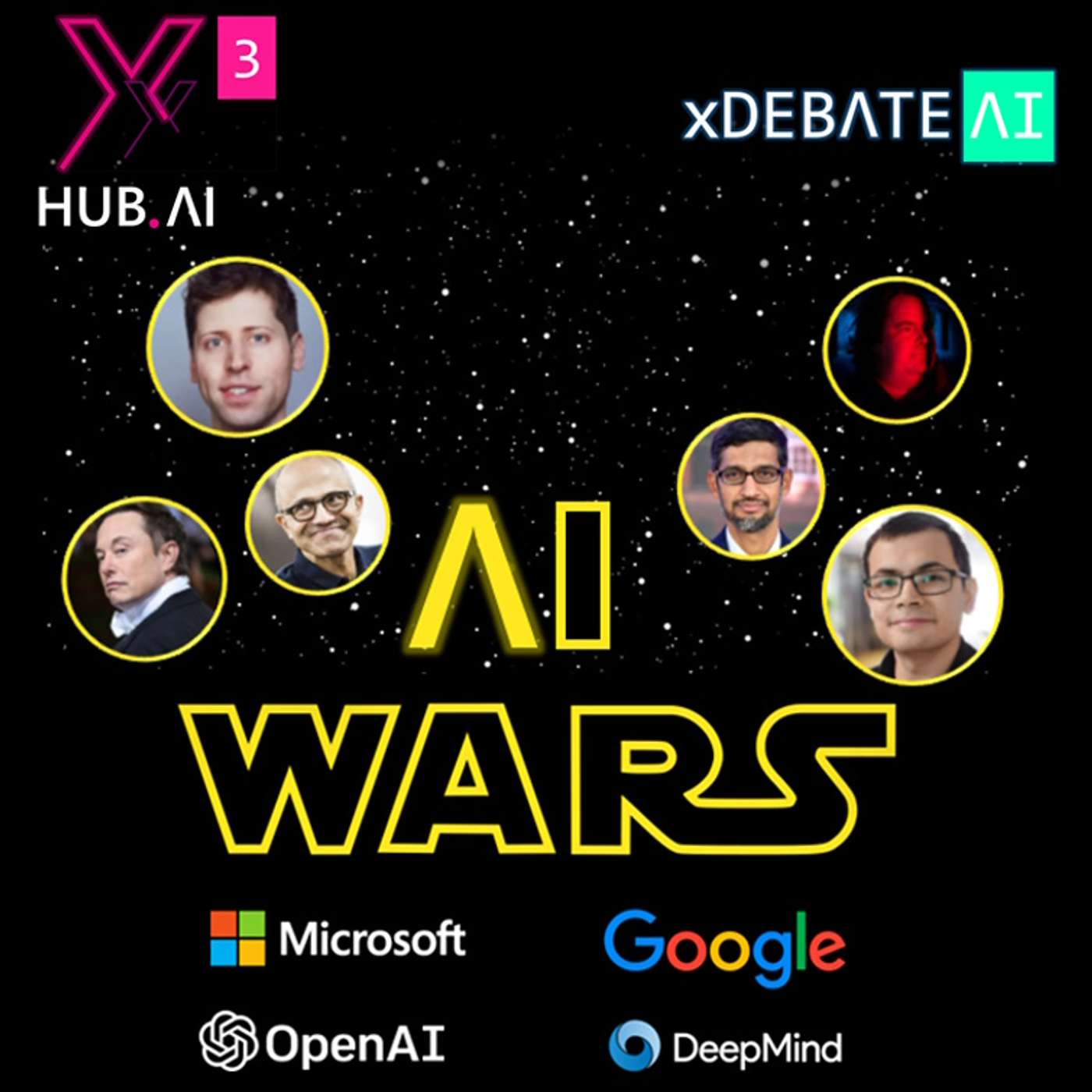 T3.E6. xDEBATE.AI : AI WARS Microsoft vs Google, OpenAI vs DeepMind , ChatGPT / Bing Chat vs Bard
