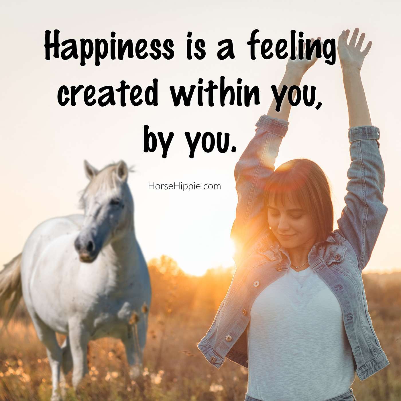 Happiness is…
