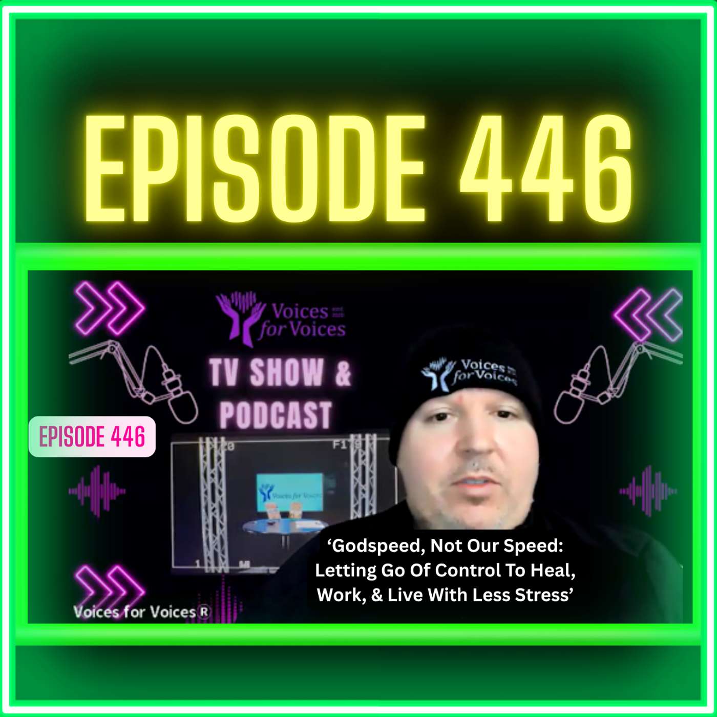 Godspeed, Not Our Speed: Letting Go Of Control To Heal, Work, & Live With Less Stress | Episode 446