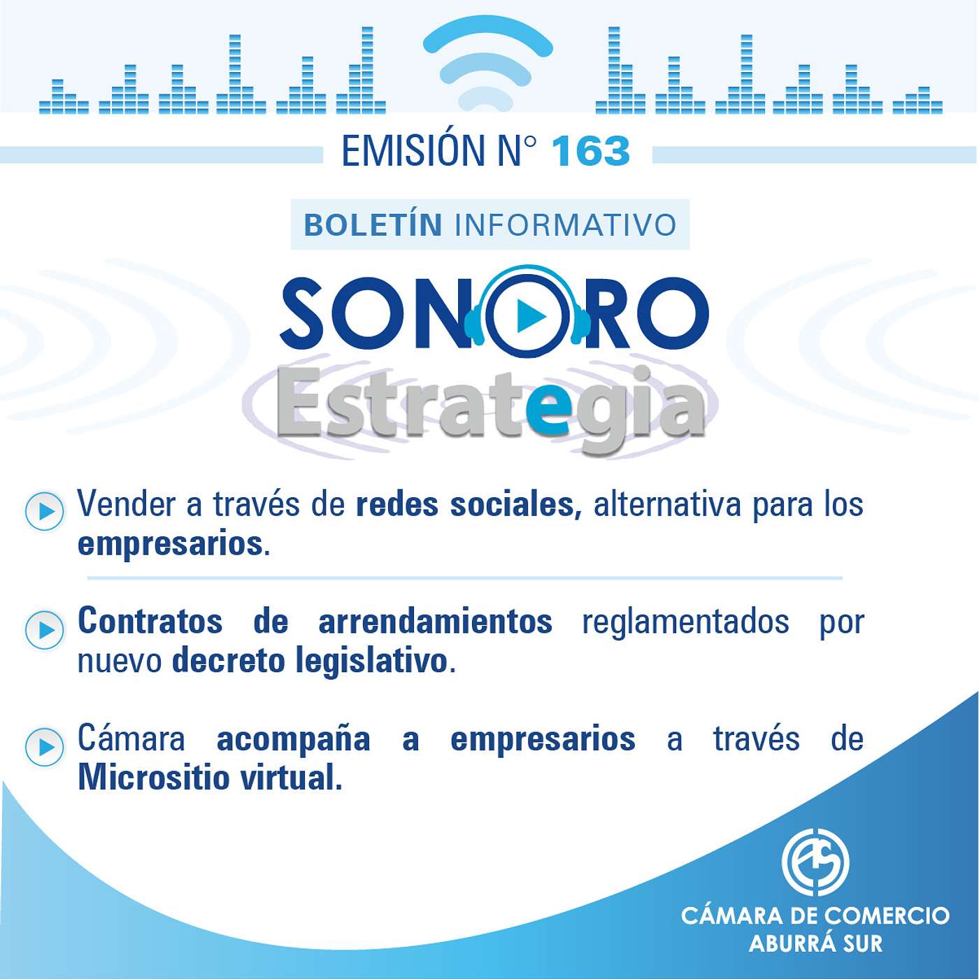 Boletín Sonoro Estrategia N°163 - Abril 24 de 2020 episode artwork
