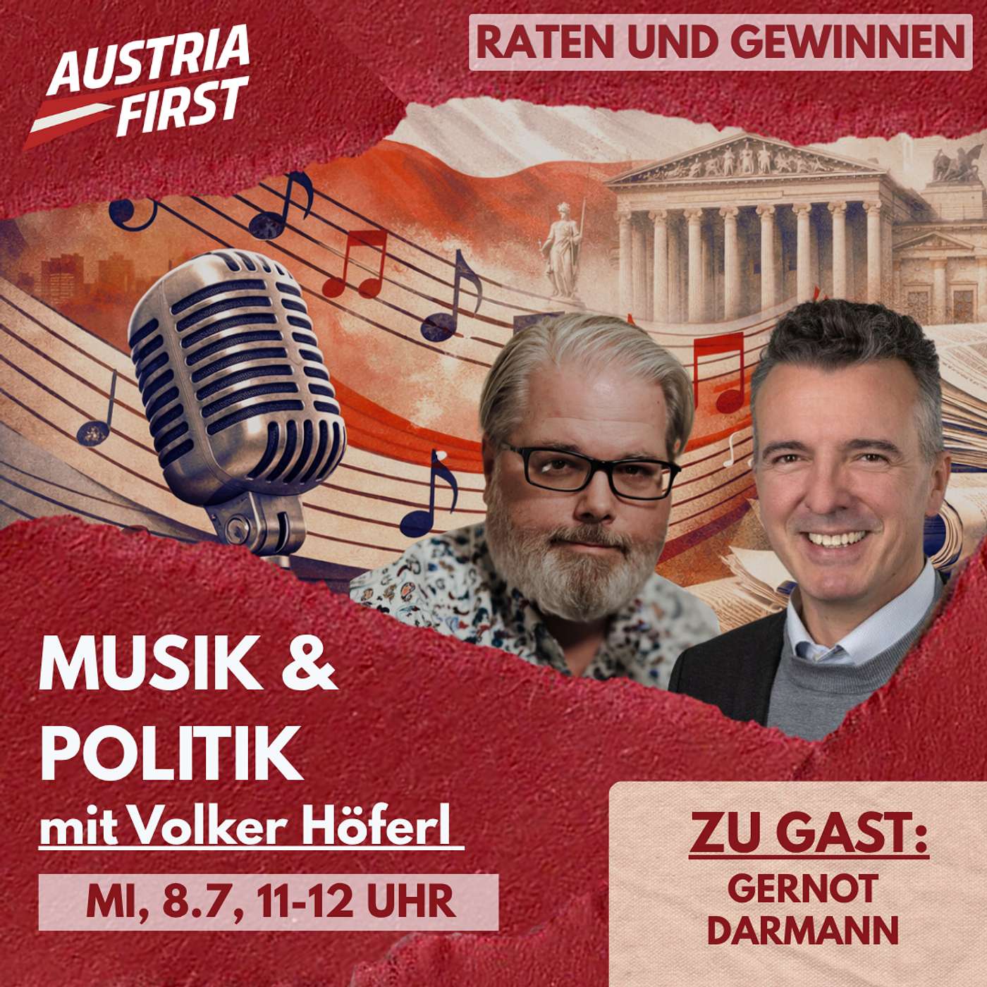 Gernot Darmann: Einst Skihütten-DJ, jetzt Kämpfer für die Sicherheit der Österreicher episode artwork