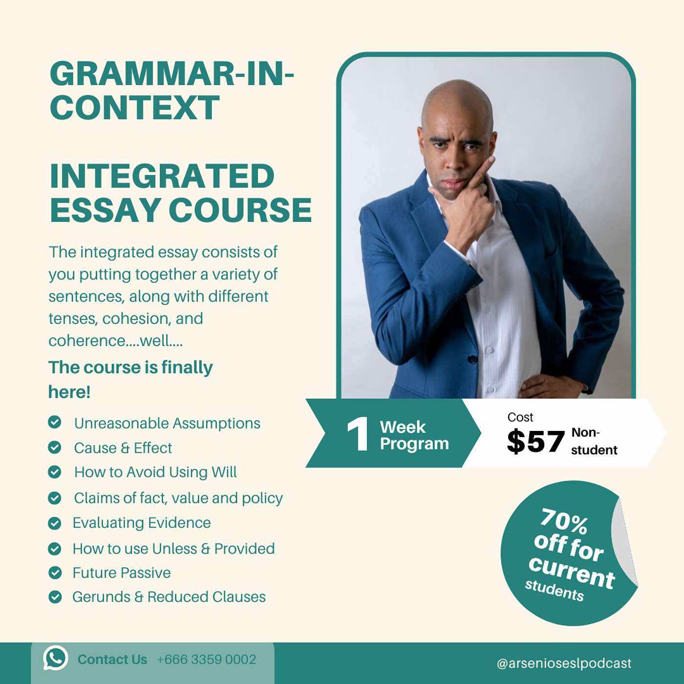 TOEFL iBT | Course Debut! | Grammar-In-Context for the Integrated Task! episode artwork