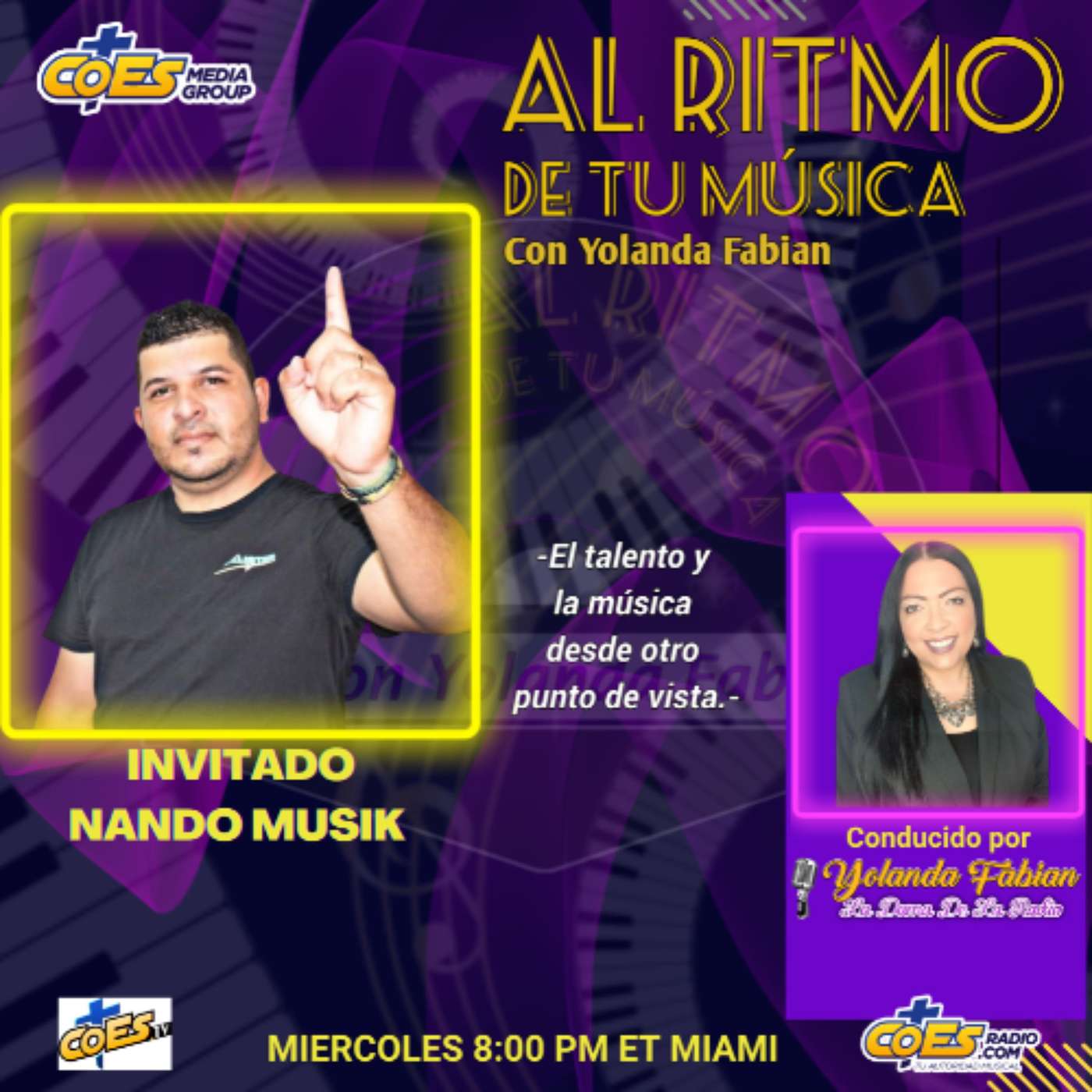Nando Musik en Al Ritmo de tu Música con Yolanda Fabian episode artwork