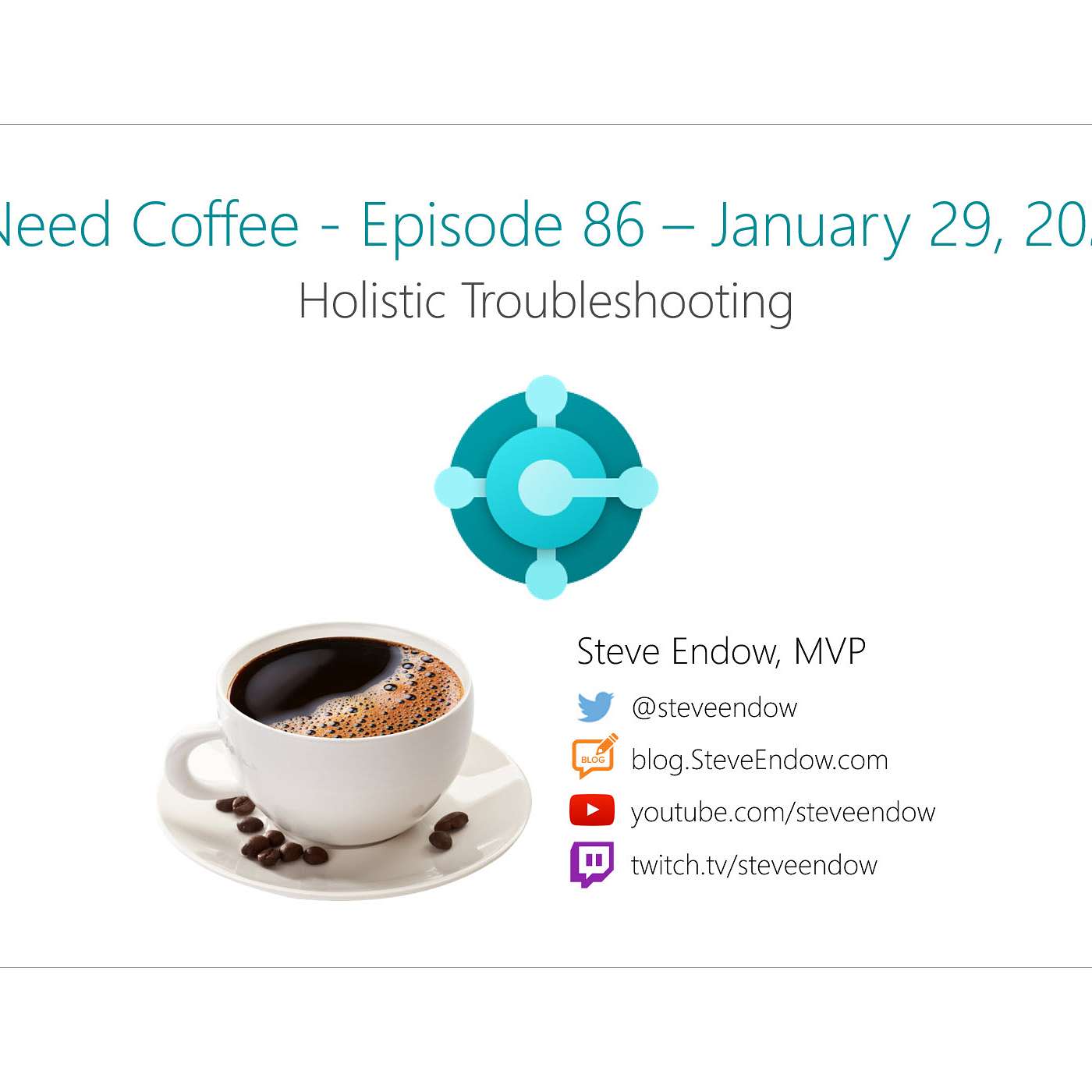 I Need Coffee: Episode 86 - The Big Picture and Holistic Troubleshooting episode artwork