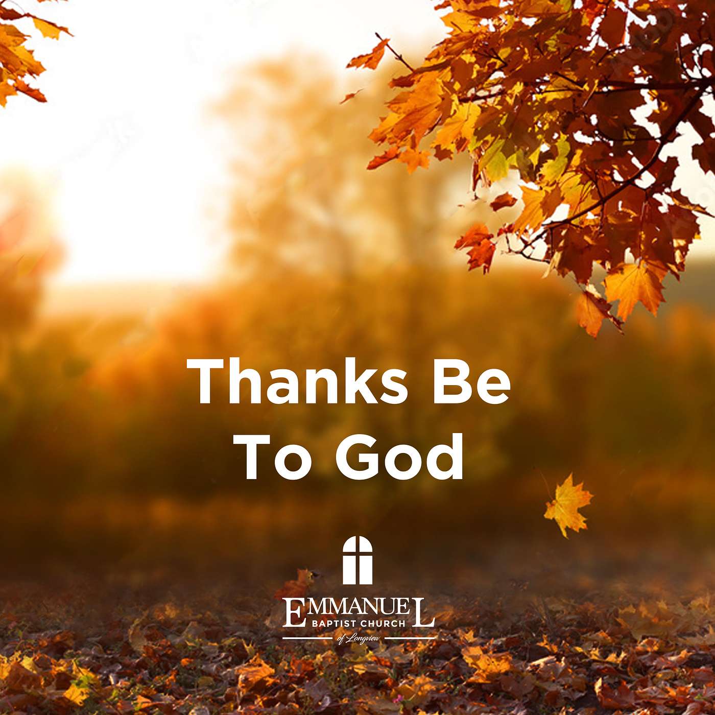 Thanks Be To God - Sunday AM 11/20/2022 - Pastor Bob Gray II episode artwork