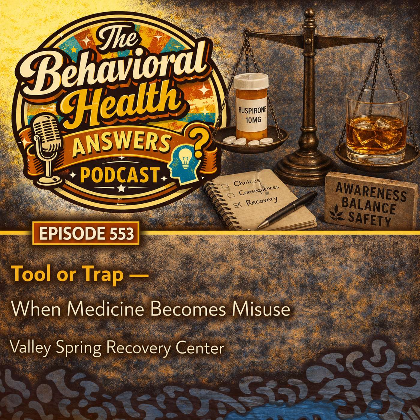 Episode 553: Tool or Trap - When Medicine Becomes Misuse | Valley Spring Recovery Center episode artwork