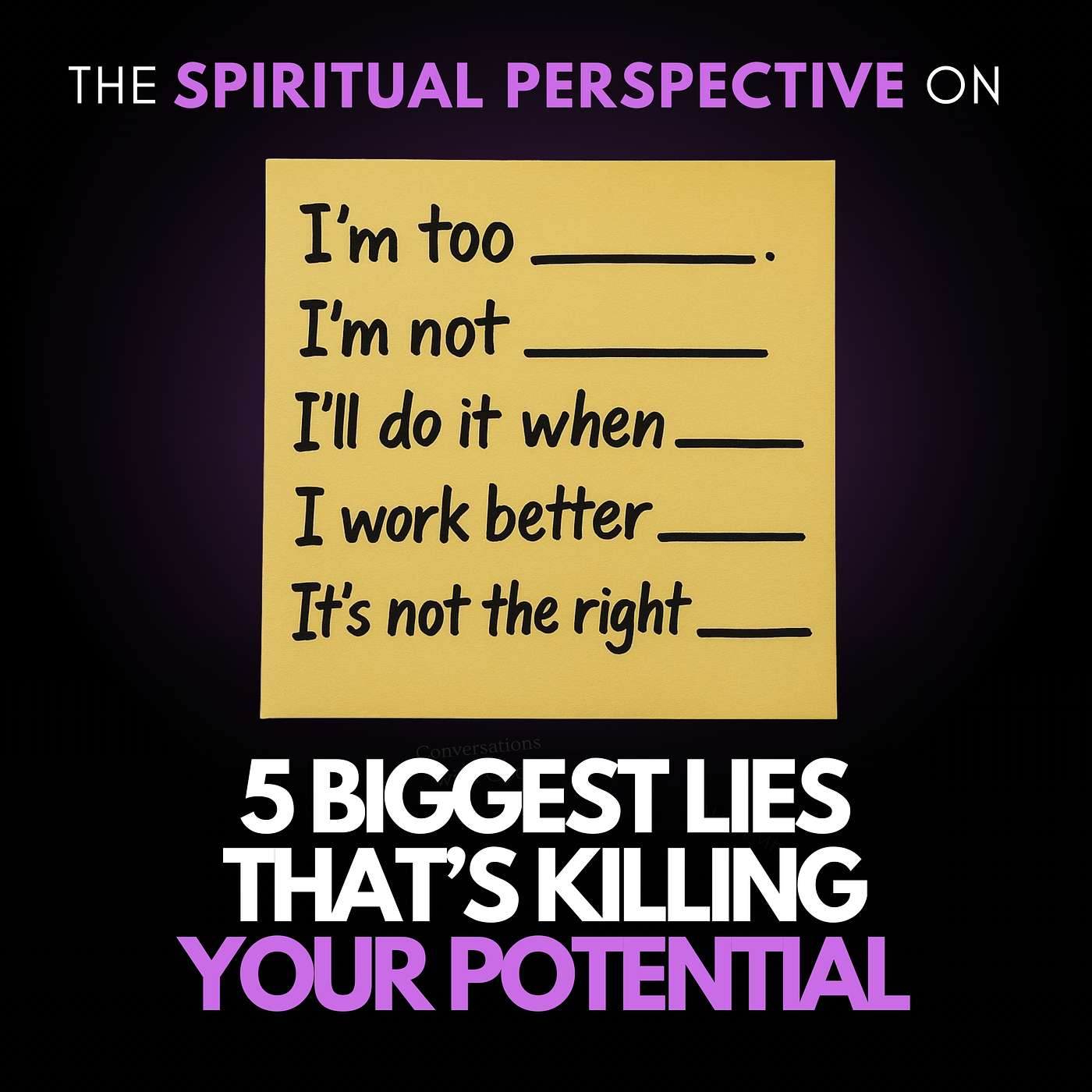 5 BIGGEST Lies That Are Killing Your Potential