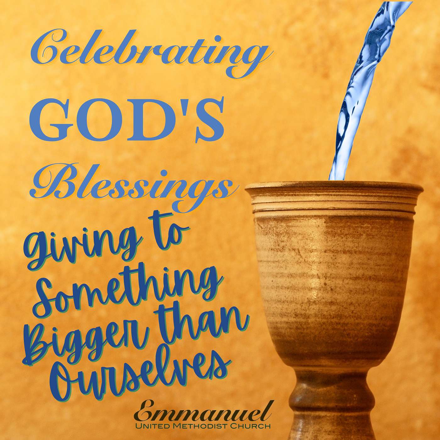 9-27-20 Celebrating God's Blessings: Giving to Something Bigger Than Ourselves episode artwork