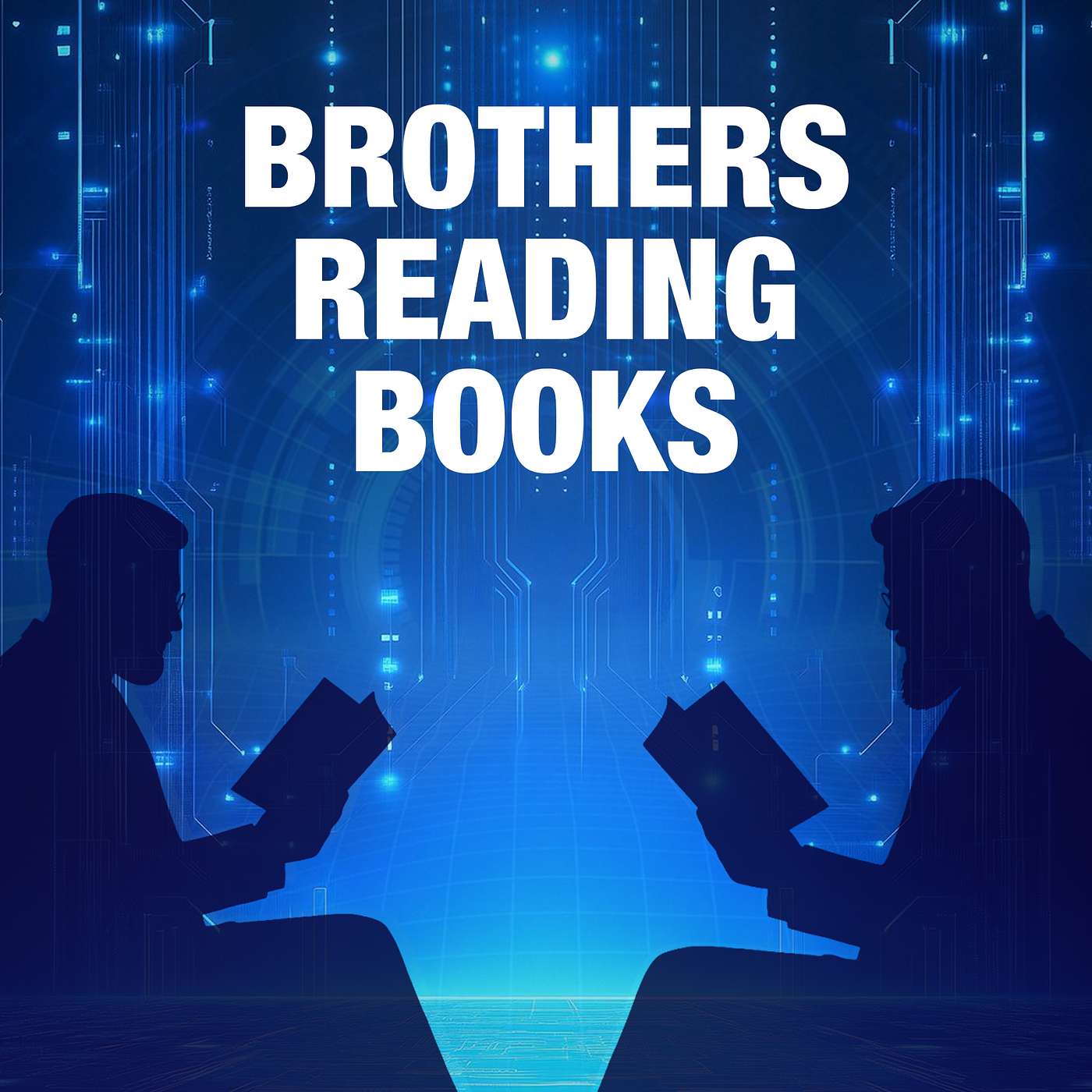 Brothers Reading Books