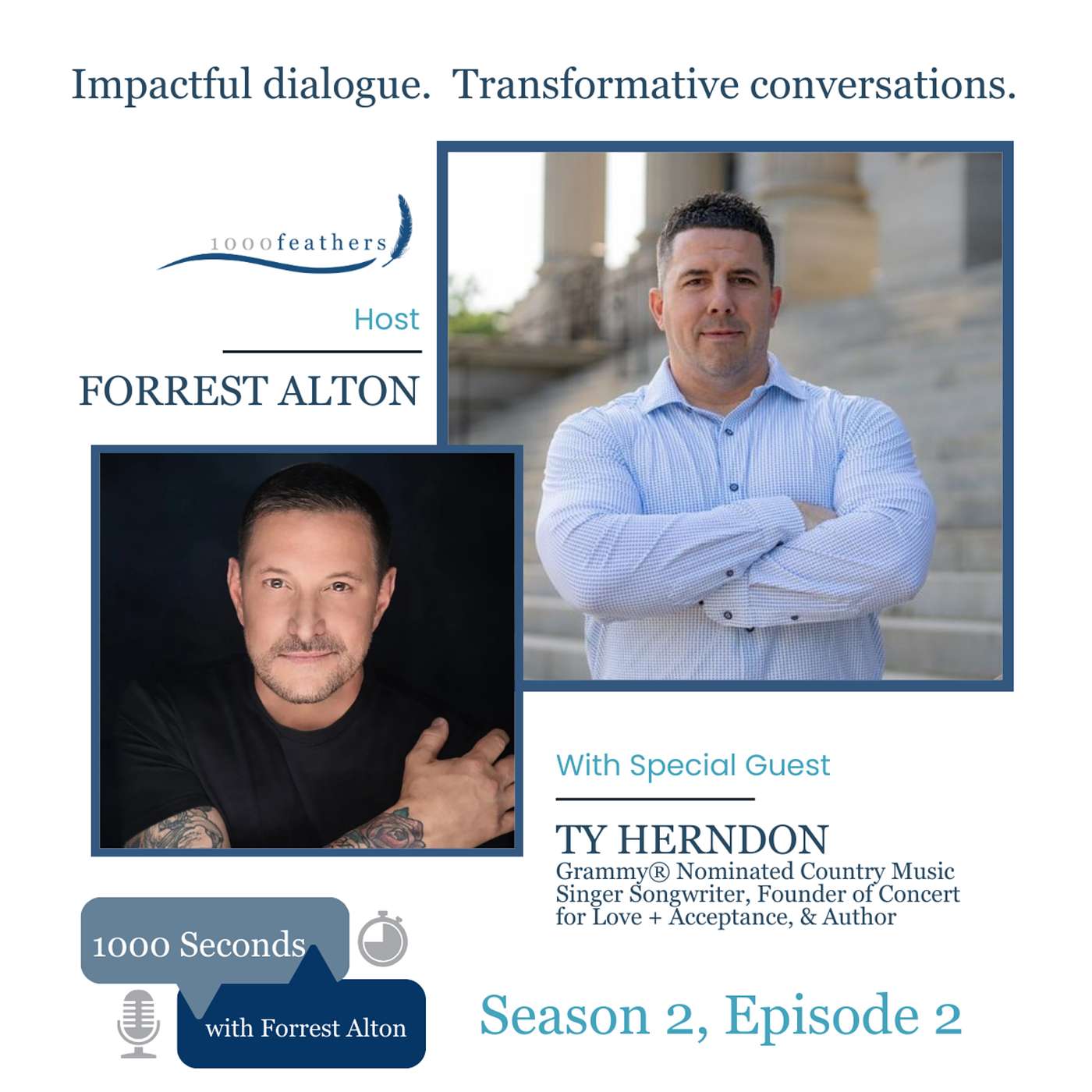 30 Years of Music, Truth and Breaking Barriers: 1000 Seconds with Ty Herndon. episode artwork