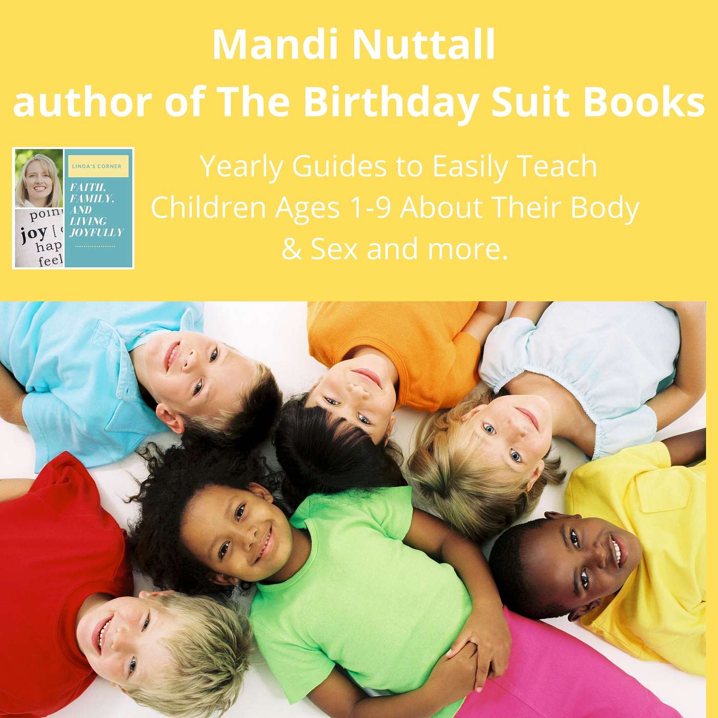 Linda's Corner - "The Birthday Suit Book" with author Mandi Nuttall episode artwork