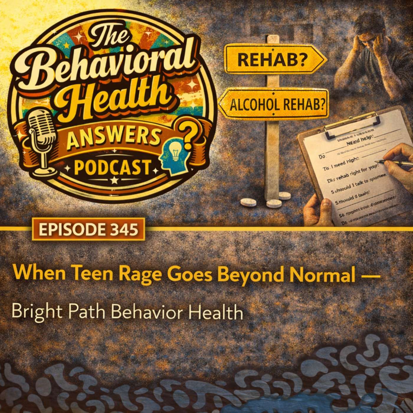 Episode 345: When Teen Rage Goes Beyond Normal | Bright Path Behavior Health episode artwork