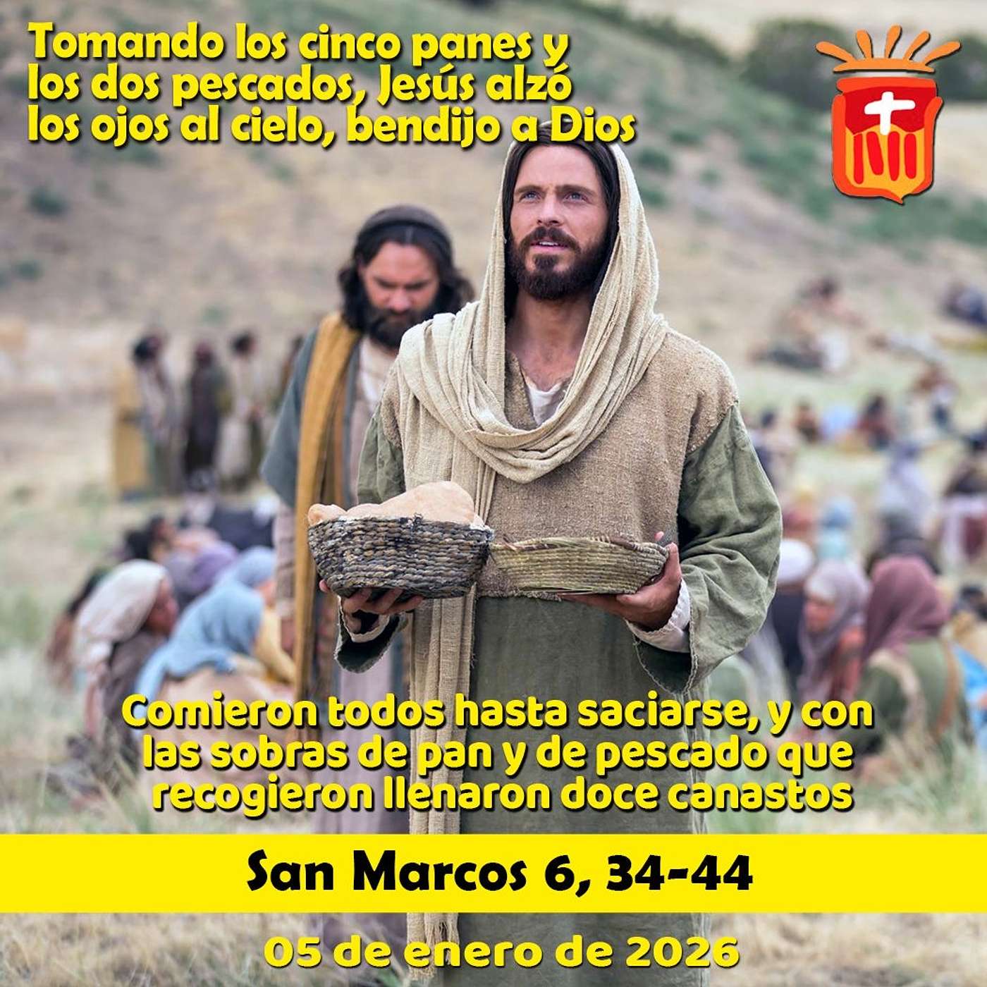 2025-01-06 San Marcos 6, 34-44: Martes II de Navidad 2025-01-06 San Marcos 6, 34-44: Martes II de Navidad