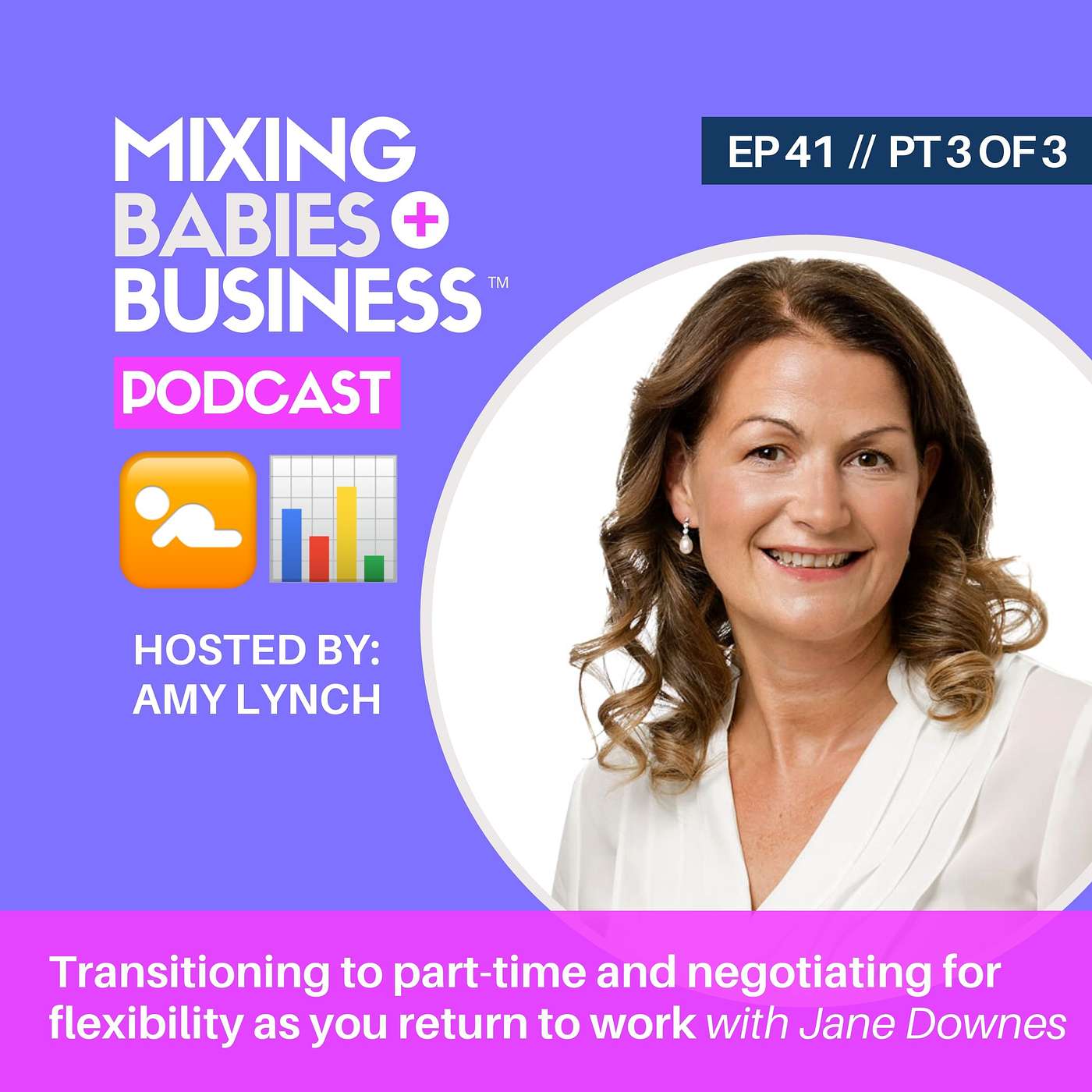 041 | Transitioning to part-time and negotiating for flexibility as you return to work with Jane Downes | PT 3