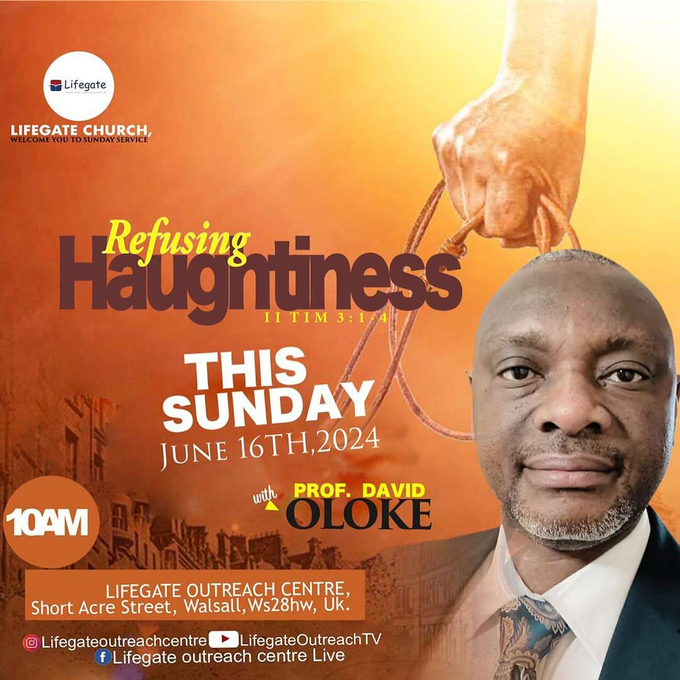 Refusing Haughtiness - Lifegate Church - 16.6.24 episode artwork