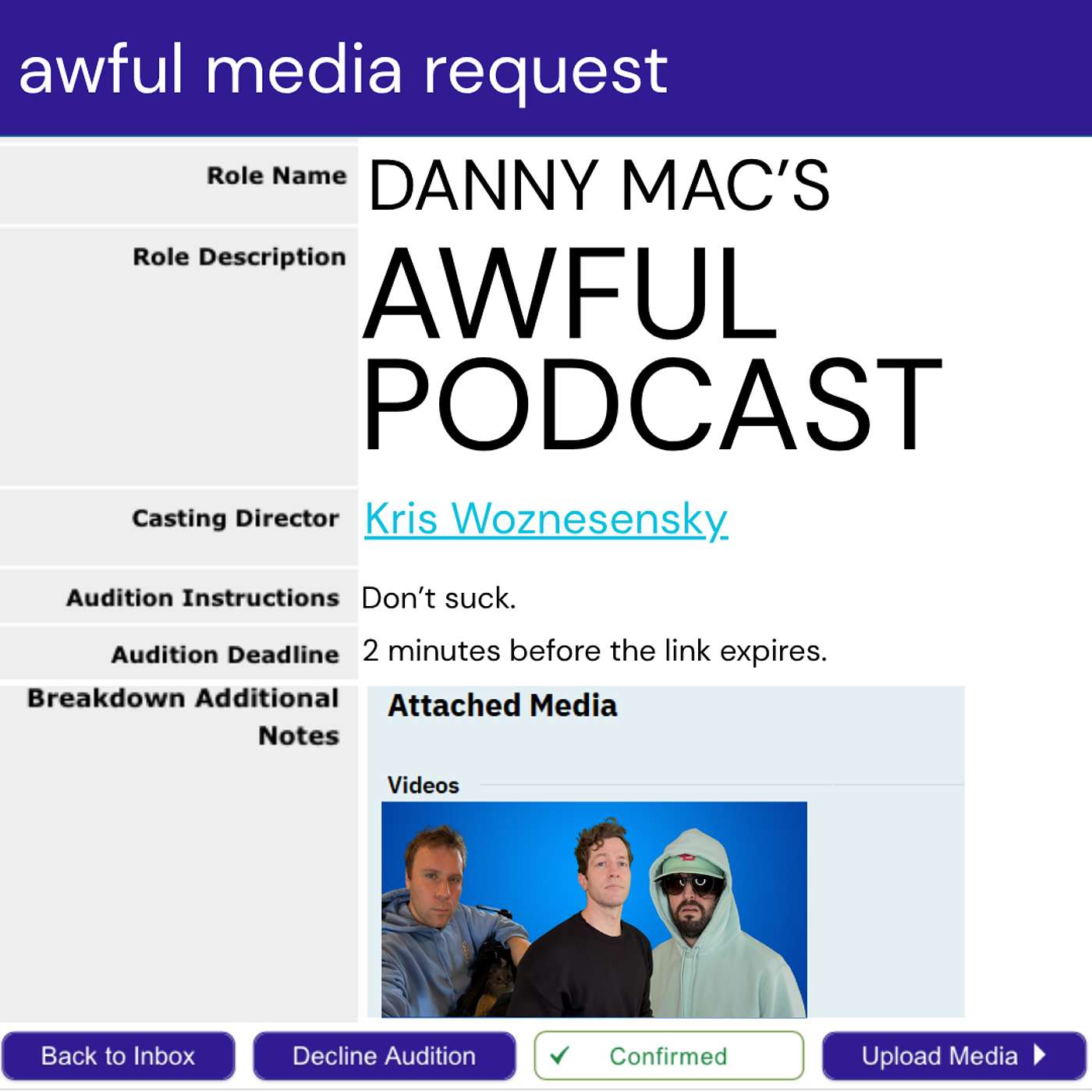 casting couch 4.0 w/ Kris Woznesensky & Matthew Graham