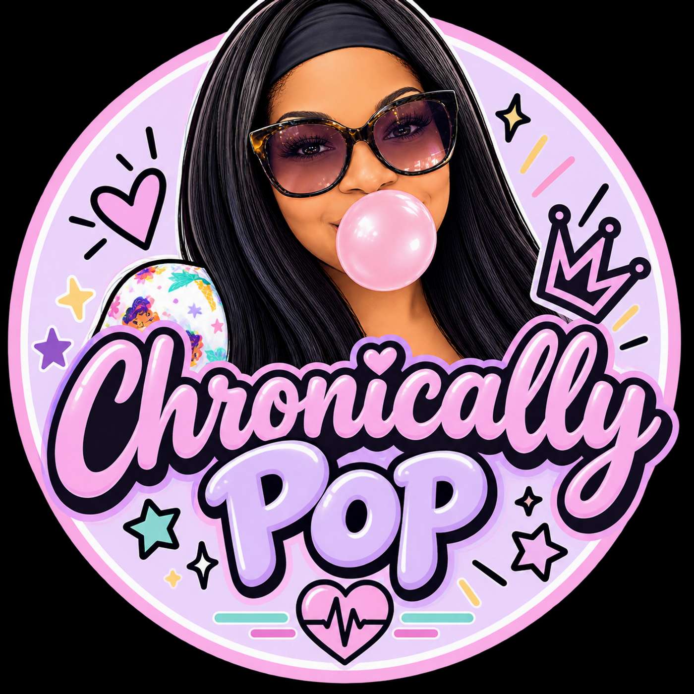 Chronically Pop podcast cover art