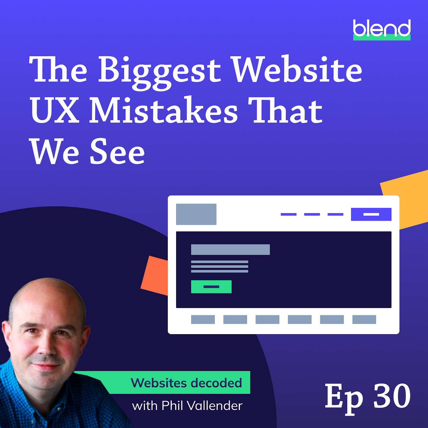 cover of episode The Biggest Website UX Mistakes We See (And How To Solve Them)