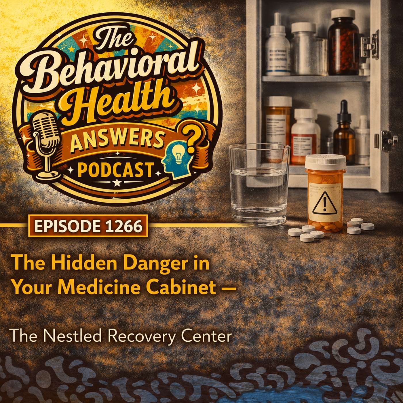 Episode 1266: The Hidden Danger in Your Medicine Cabinet | The Nestled Recovery Center episode artwork