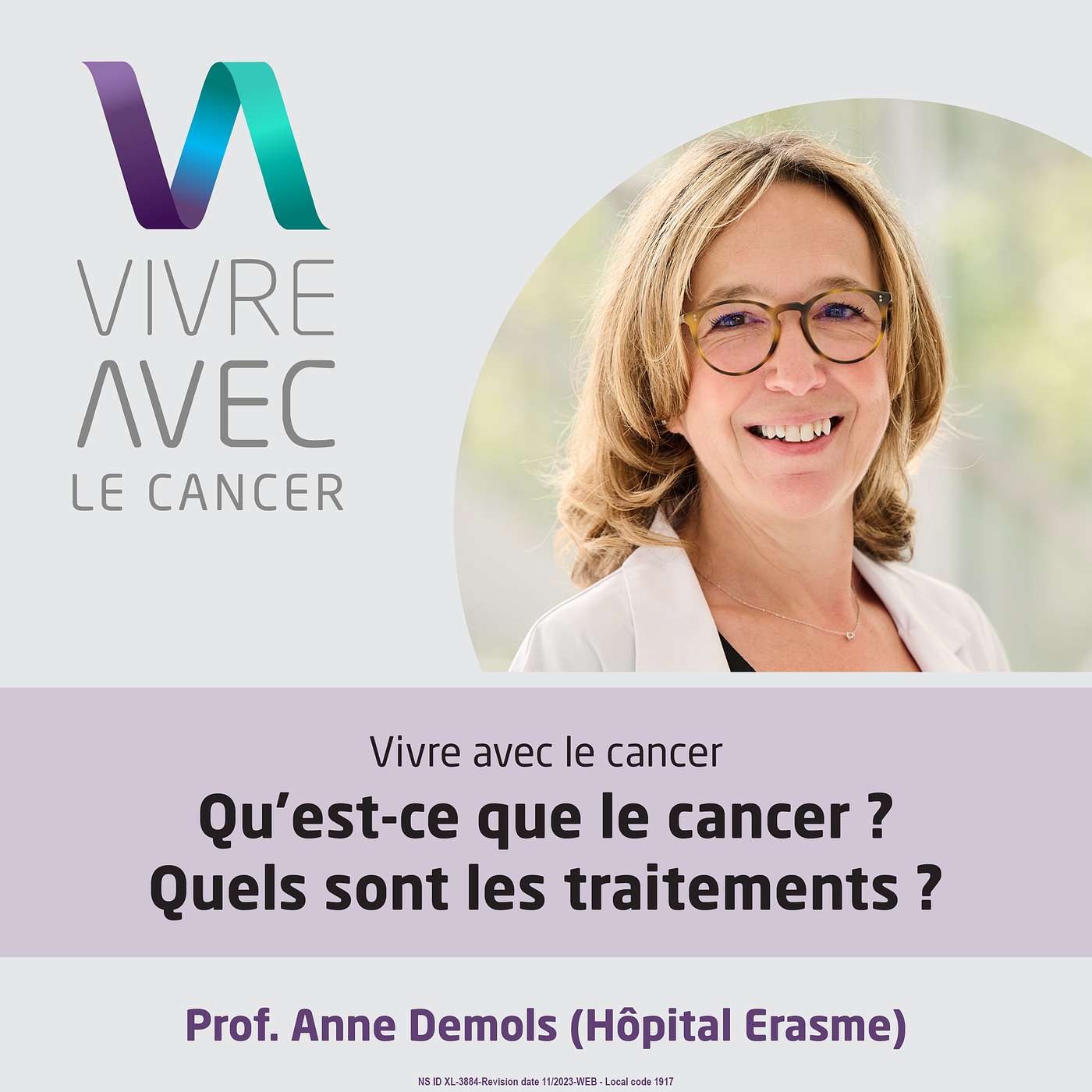 Vivre avec le cancer: Qu’est-ce que le cancer? Quels sont les traitements? episode artwork