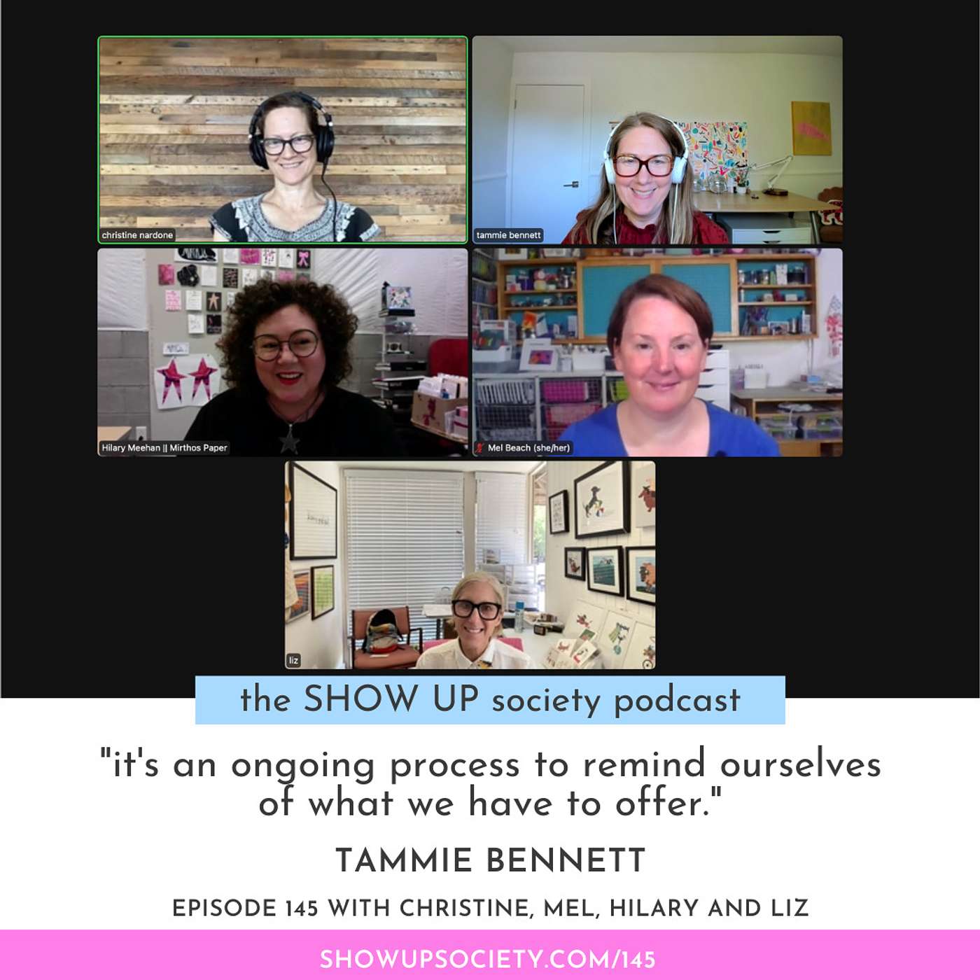 showing up for your business by showing up as YOU