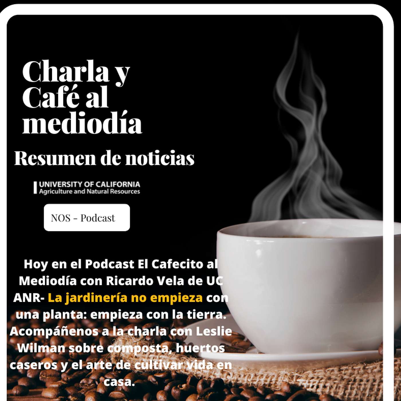 La tierra está viva: una charla con Leslie sobre jardinería, composta y bienestar