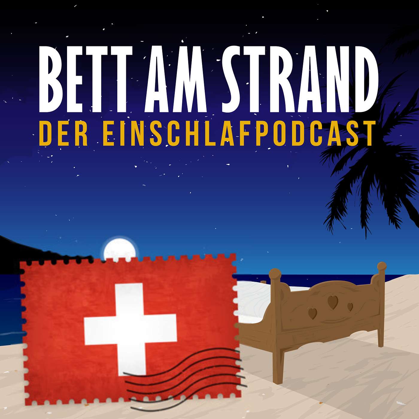 Bett am Strand | Einschlafen zu Reisegeschichten