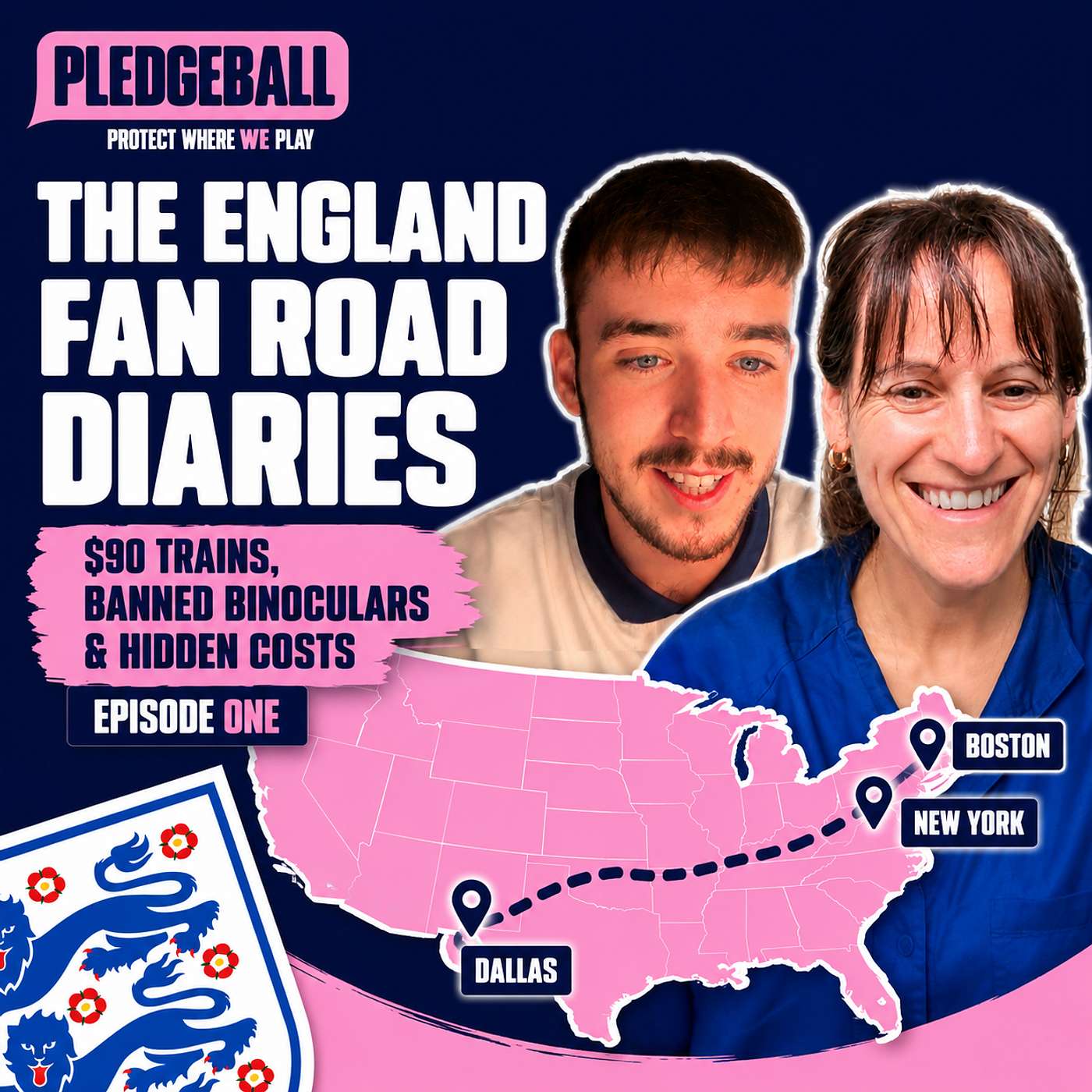 The England Fan Road Diaries Ep 1: High Costs, Massive Stadiums, and Following England Stateside episode artwork