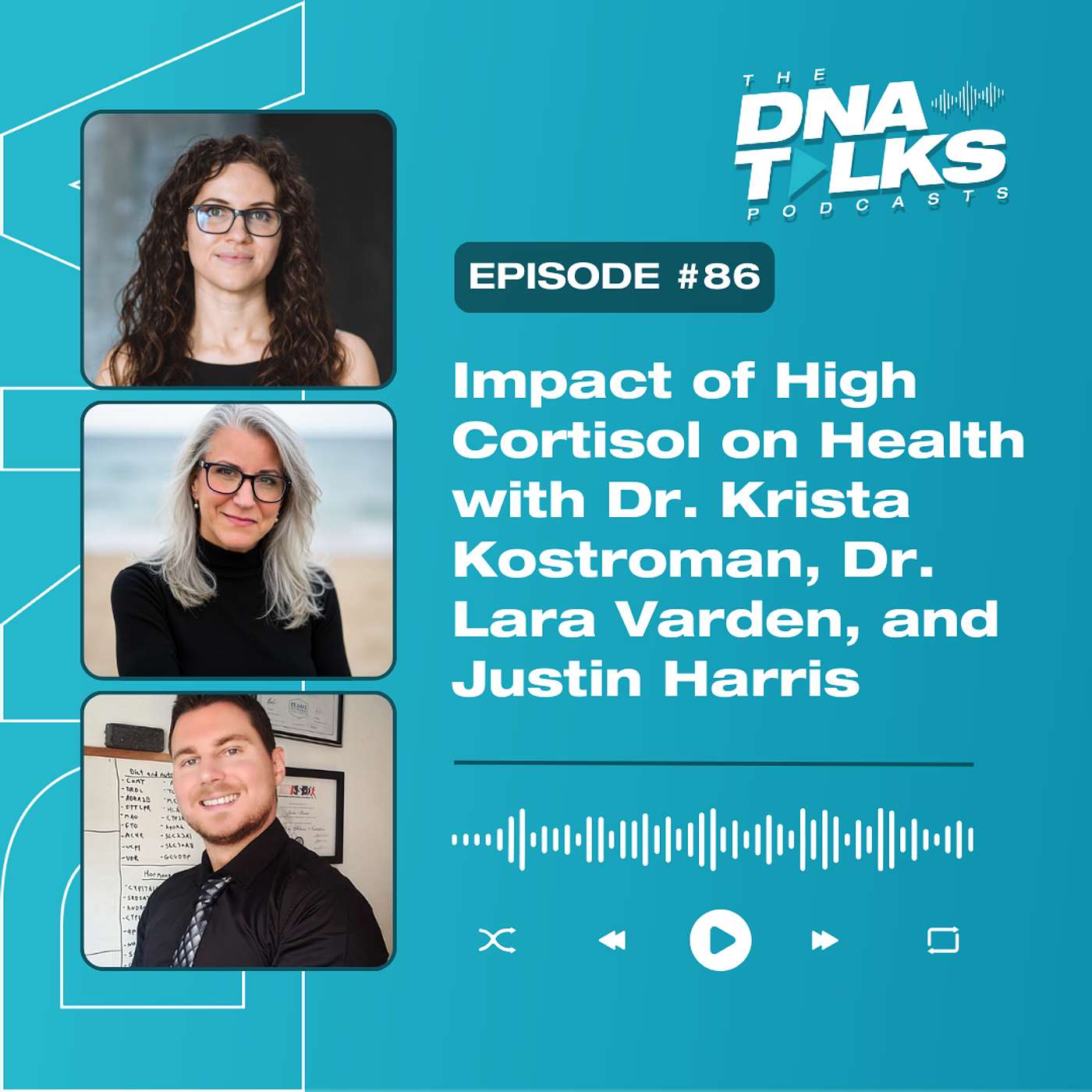 Impact of High Cortisol on Health with Dr. Krista Kostroman, Dr. Lara Varden, and Justin Harris