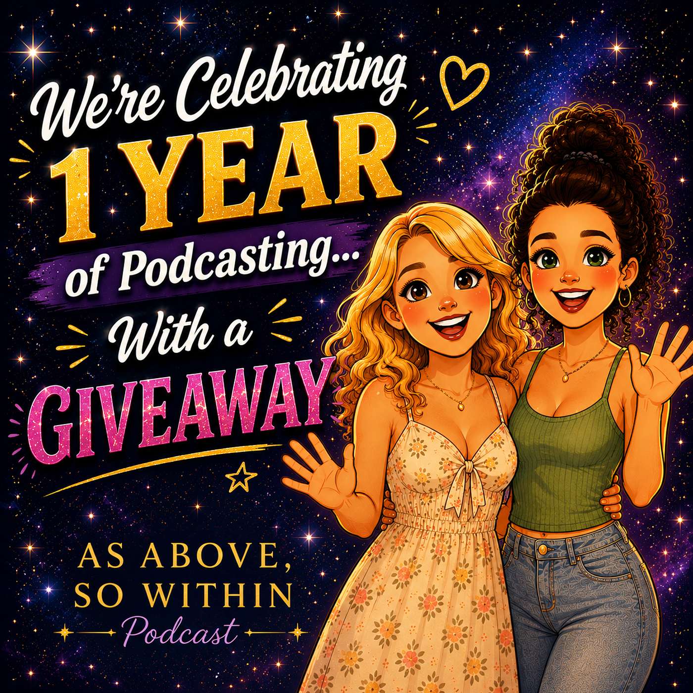We're Celebrating 1 Year Of Podcasting...With A GIVEAWAY! episode artwork