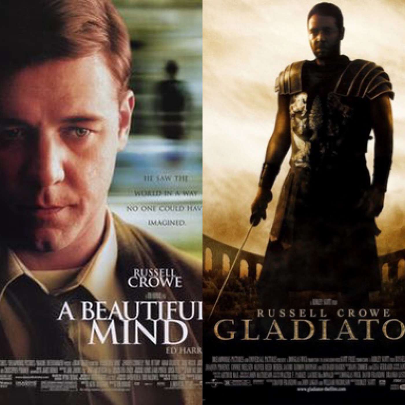 Cinema Cemetery: Episode 73 and 74- Gladiator (2000) and A Beautiful Mind (2001)