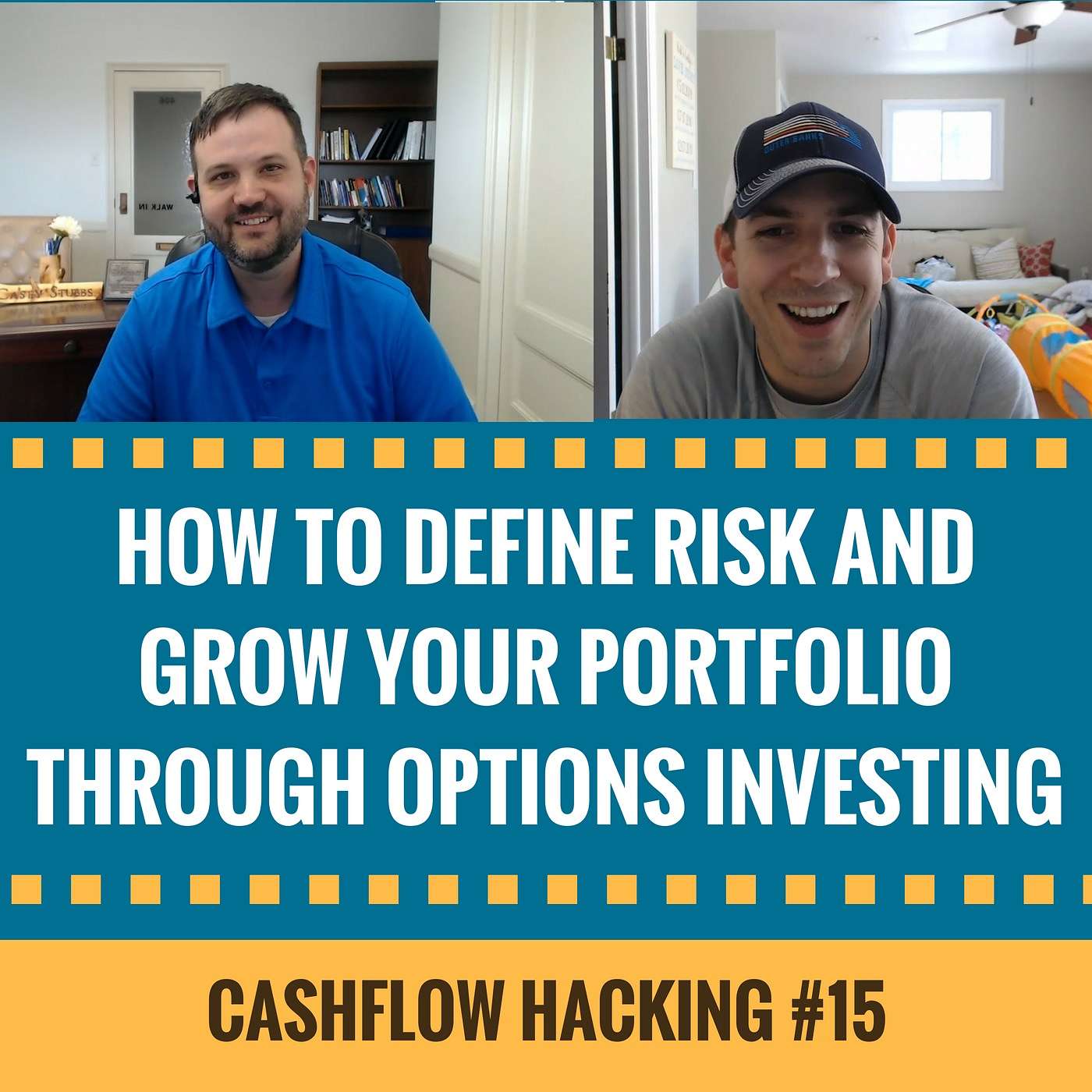 cover of episode How To Grow Your Portfolio Through Options Investing | Cashflow Hacking Ep #15 Kirk Du Plessis