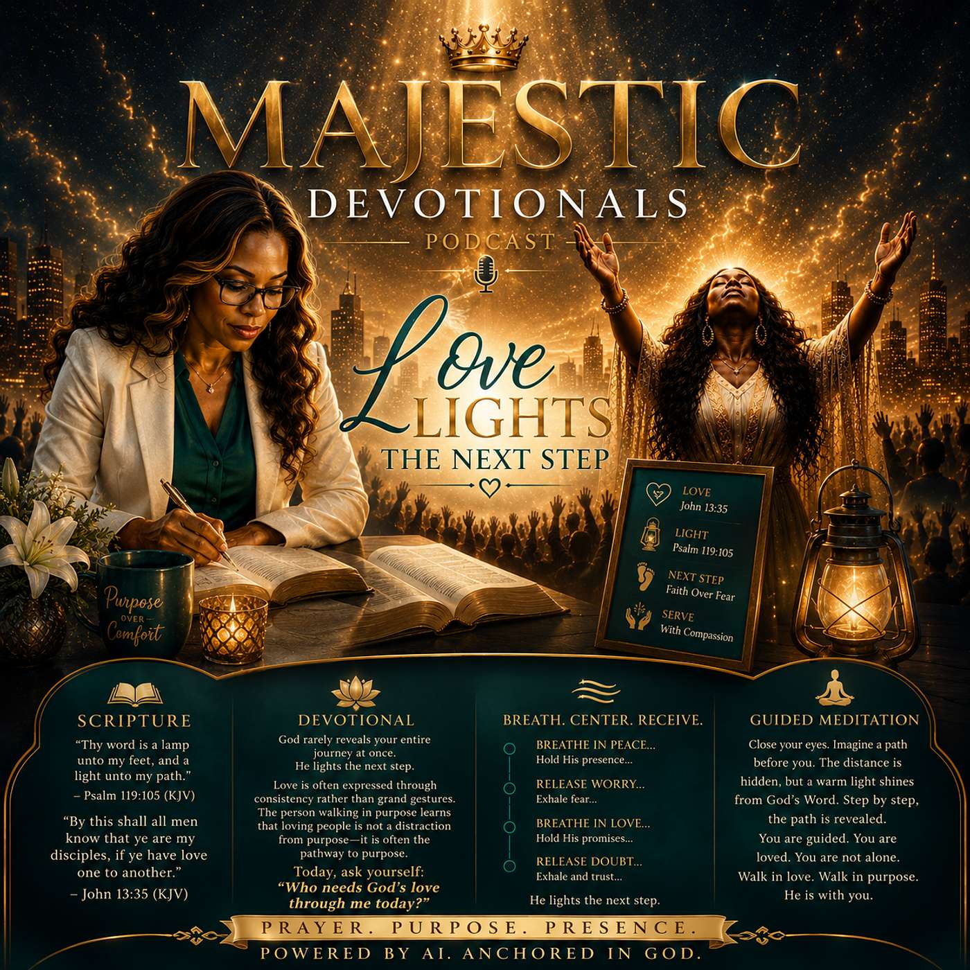 MAJESTIC DEVOTIONALS: SEASON 1: EPISODE 29: DEVOTIONAL: LOVE LIGHTS THE NEXT STEP: JUNE 29, 2026 episode artwork