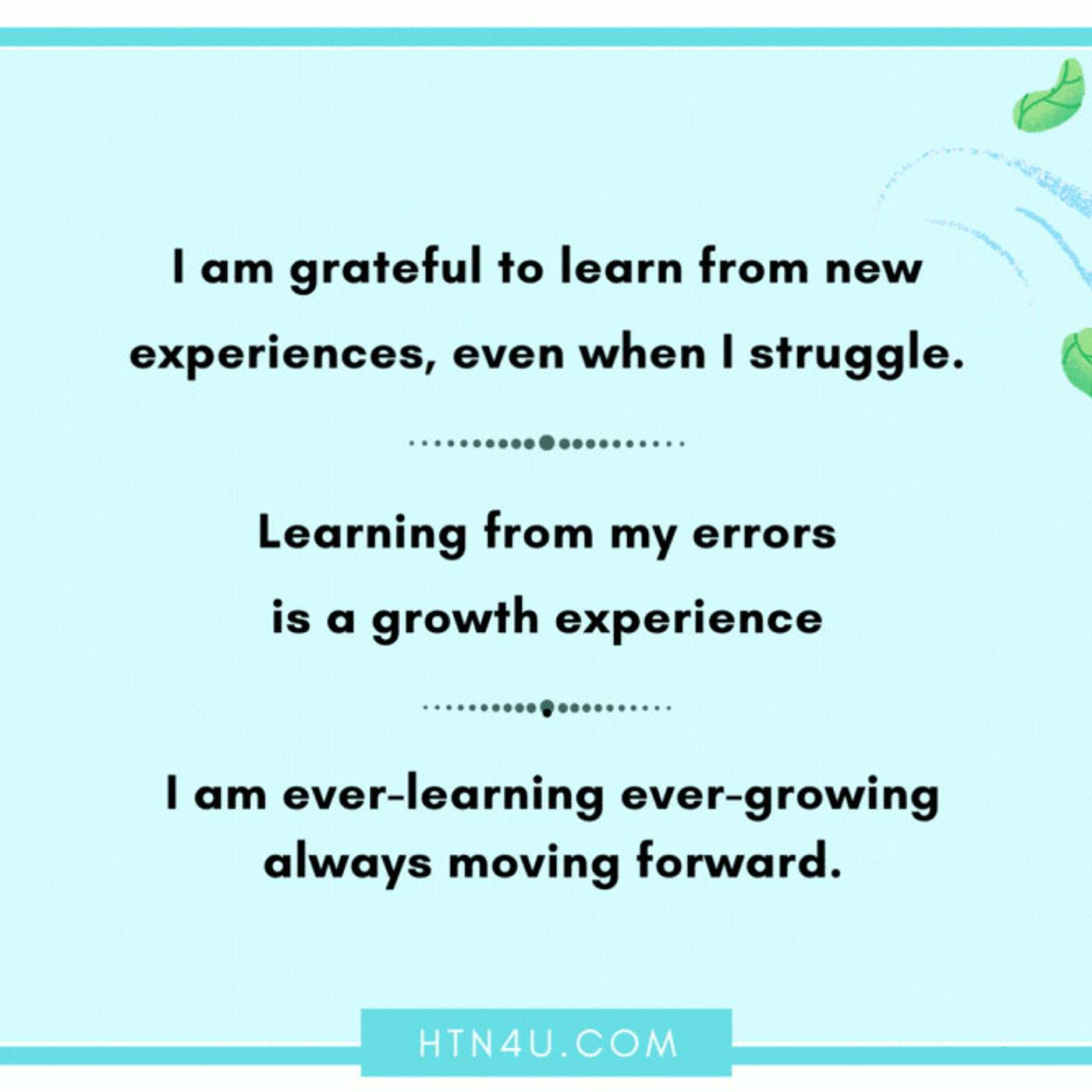 1012: HTN4U Affirmations on Mindset