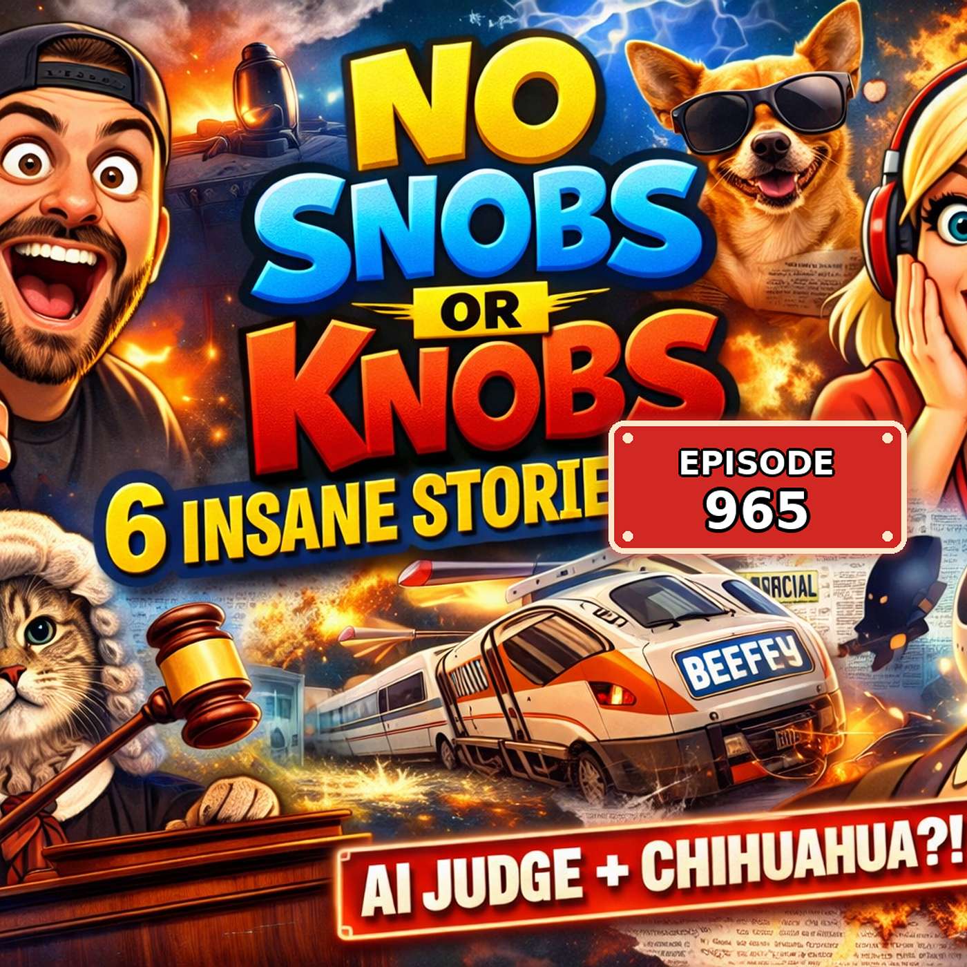 6 Insane Headlines You Won’t Believe Are Real (No Snobs or Knobs) EP 965 episode artwork