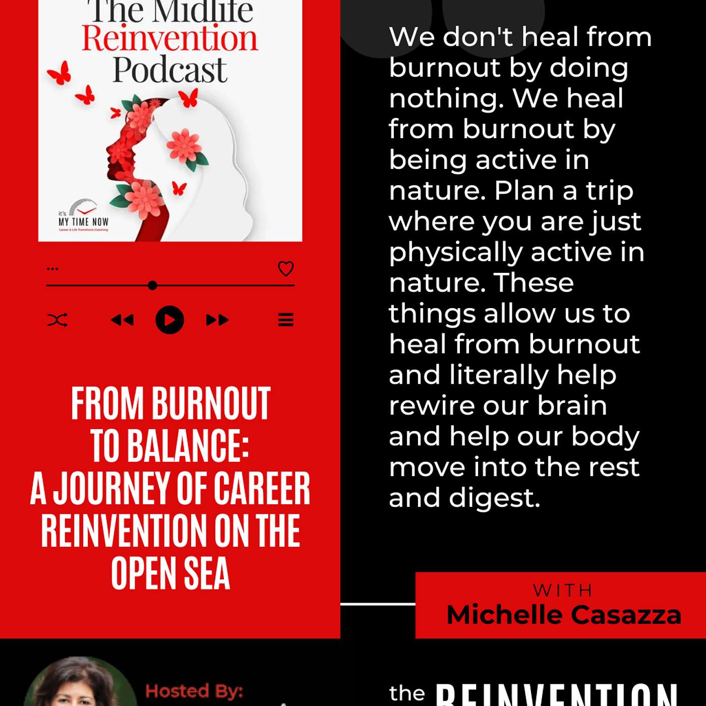 The Midlife Reinvention: How to Find Your Ikigai, Deal with Imposter Syndrome & Build Your Confidence in Career & Life Transitions