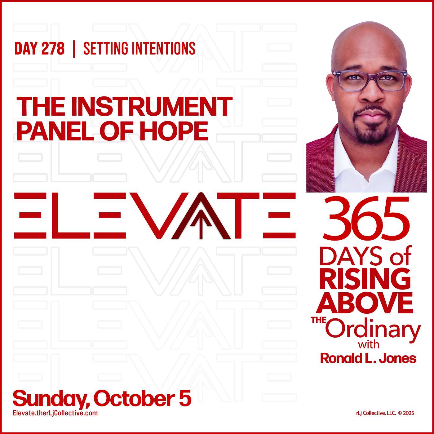 Day 278: The Instrument Panel of Hope