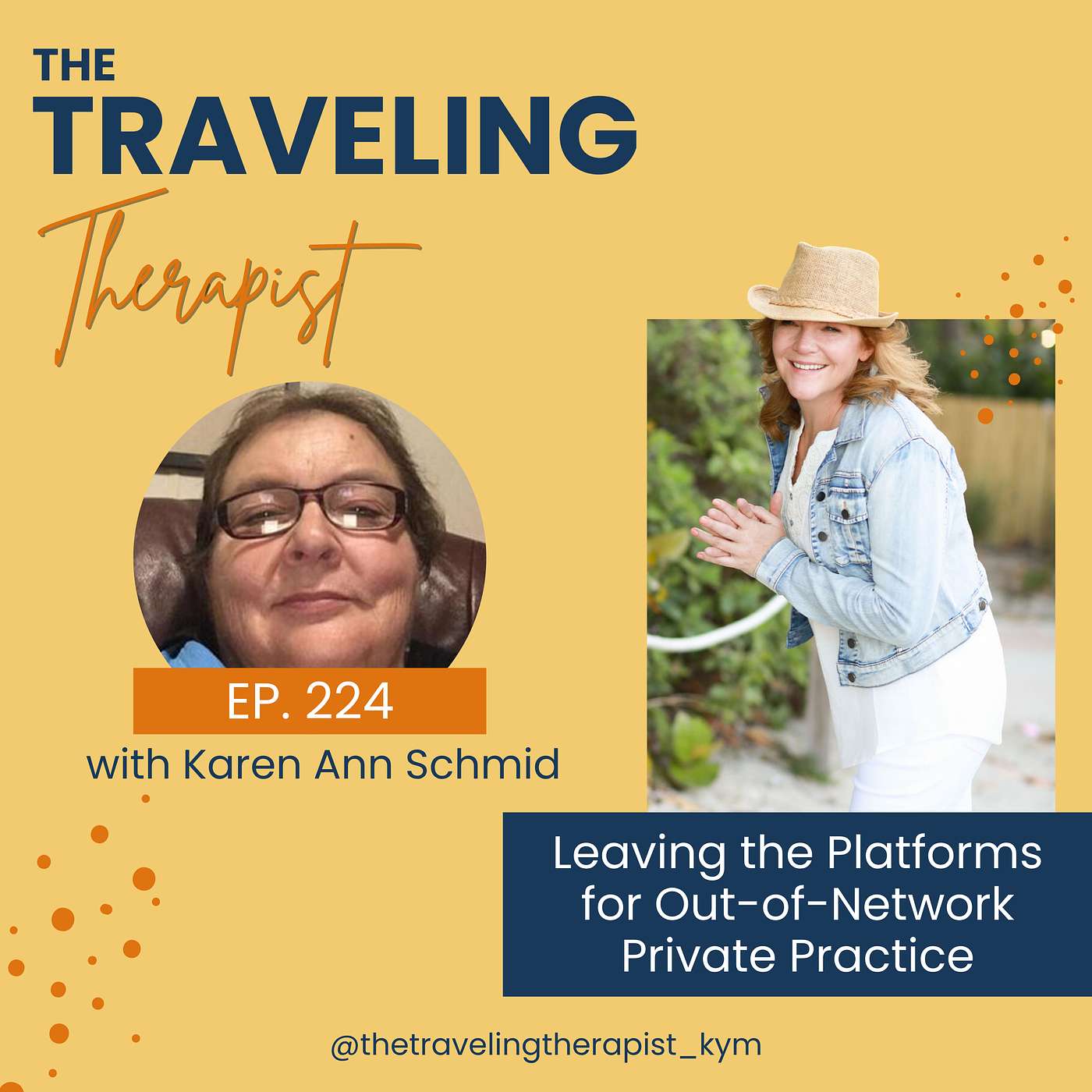 224. Leaving the Platforms for Out-of-Network Private Practice with Karen Ann Schmid episode artwork