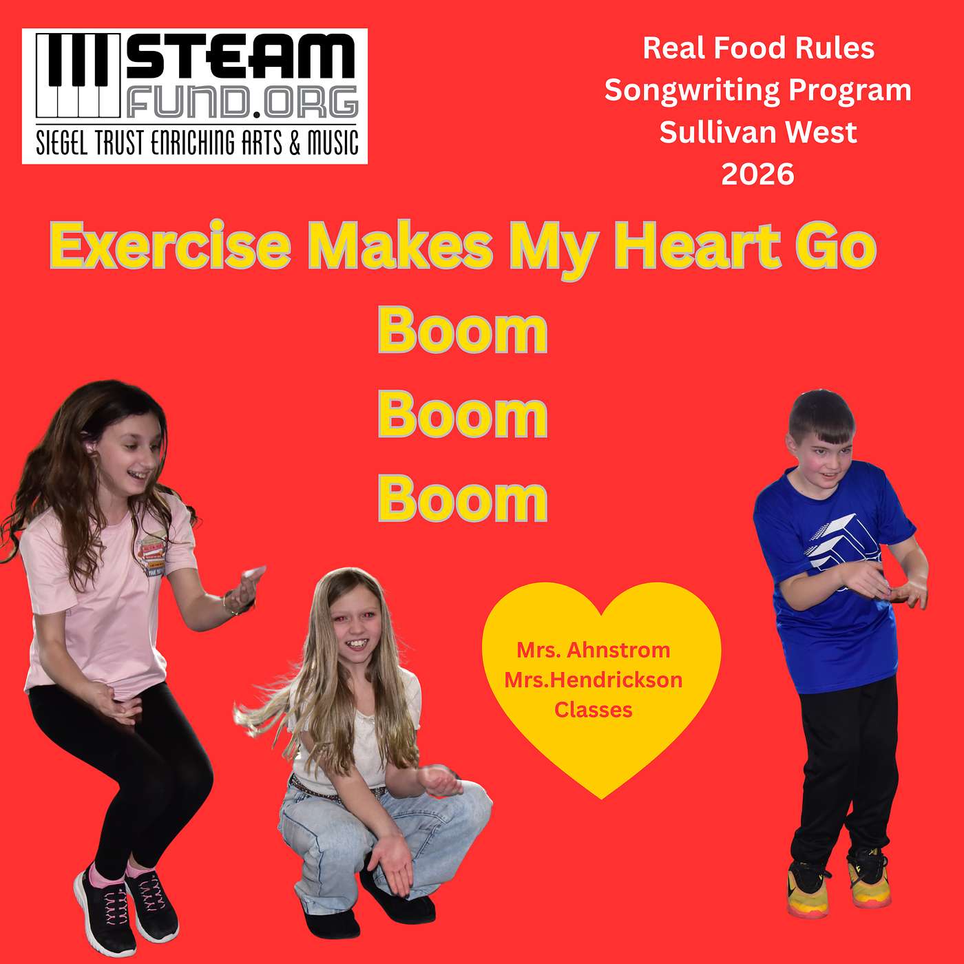 Exercise Makes My Heart Go Boom - Mrs. Ahnstrom & Mrs. Hendrickson's 5th Grade Class at Sullivan West Elementary School episode artwork