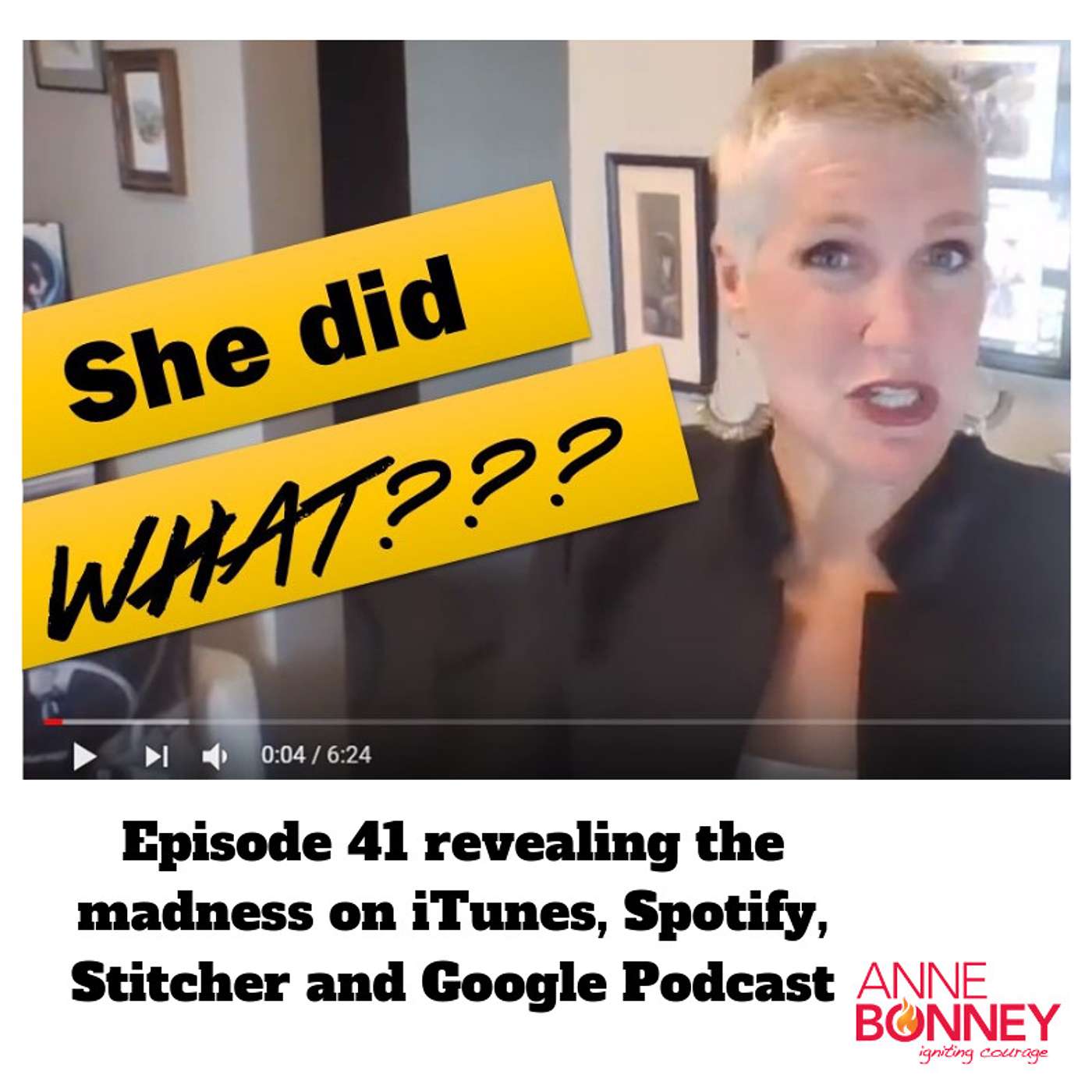 IGNITING COURAGE Podcast Episode 41:  That time I shaved my head episode artwork