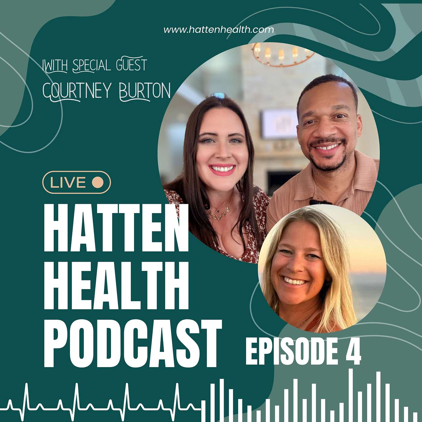 Hatten Health Podcast Episode 4 with guest Courtney Burton episode artwork