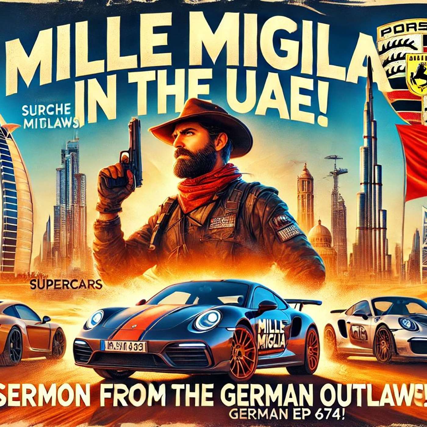 Mille Miglia in the UAE: Supercars, 911 Outlaws & Brown Car Guy’s Epic Adventure! | Sermon Fromm The German Ep 674
