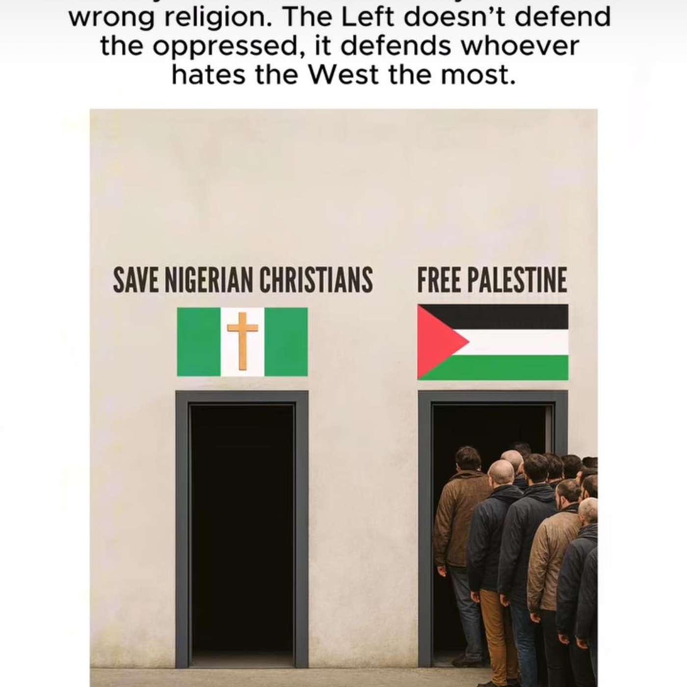 Our tax dollars funding Christian genocide