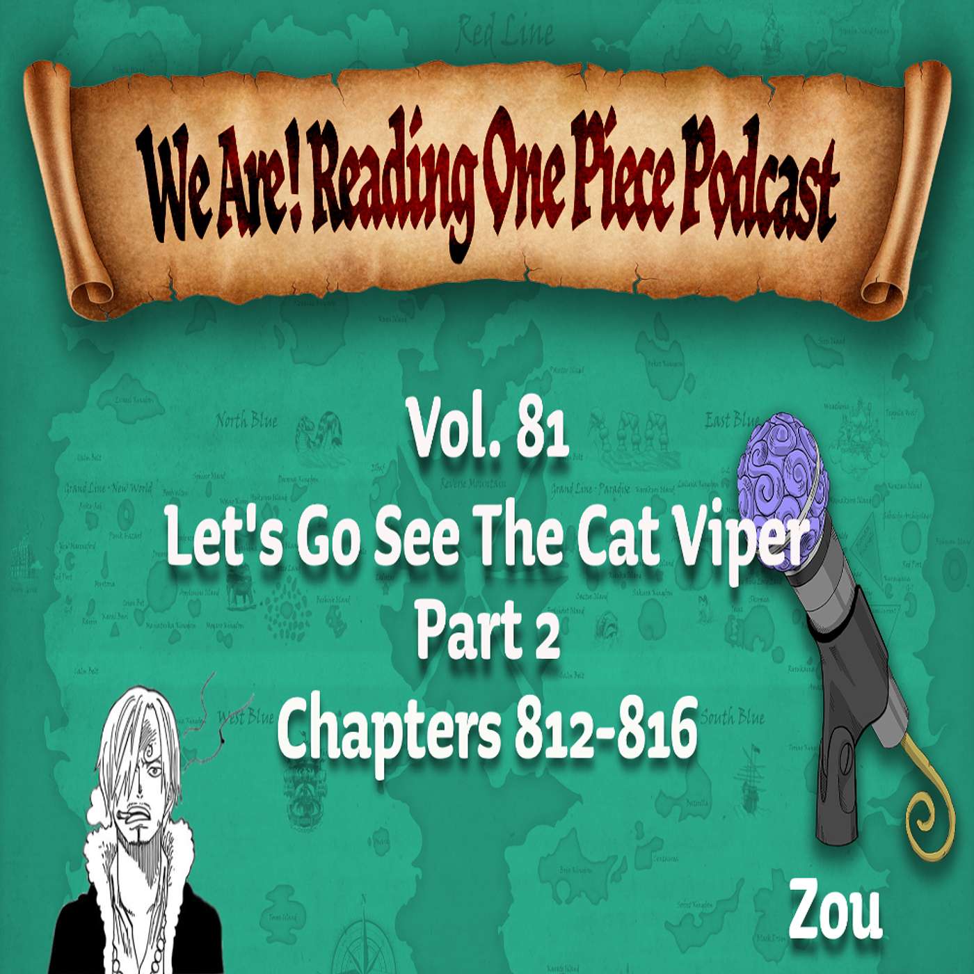 We Are! Reading One Piece Podcast Episode 109: Volume 81 – Let's Go See the Cat Viper Part 2 episode artwork