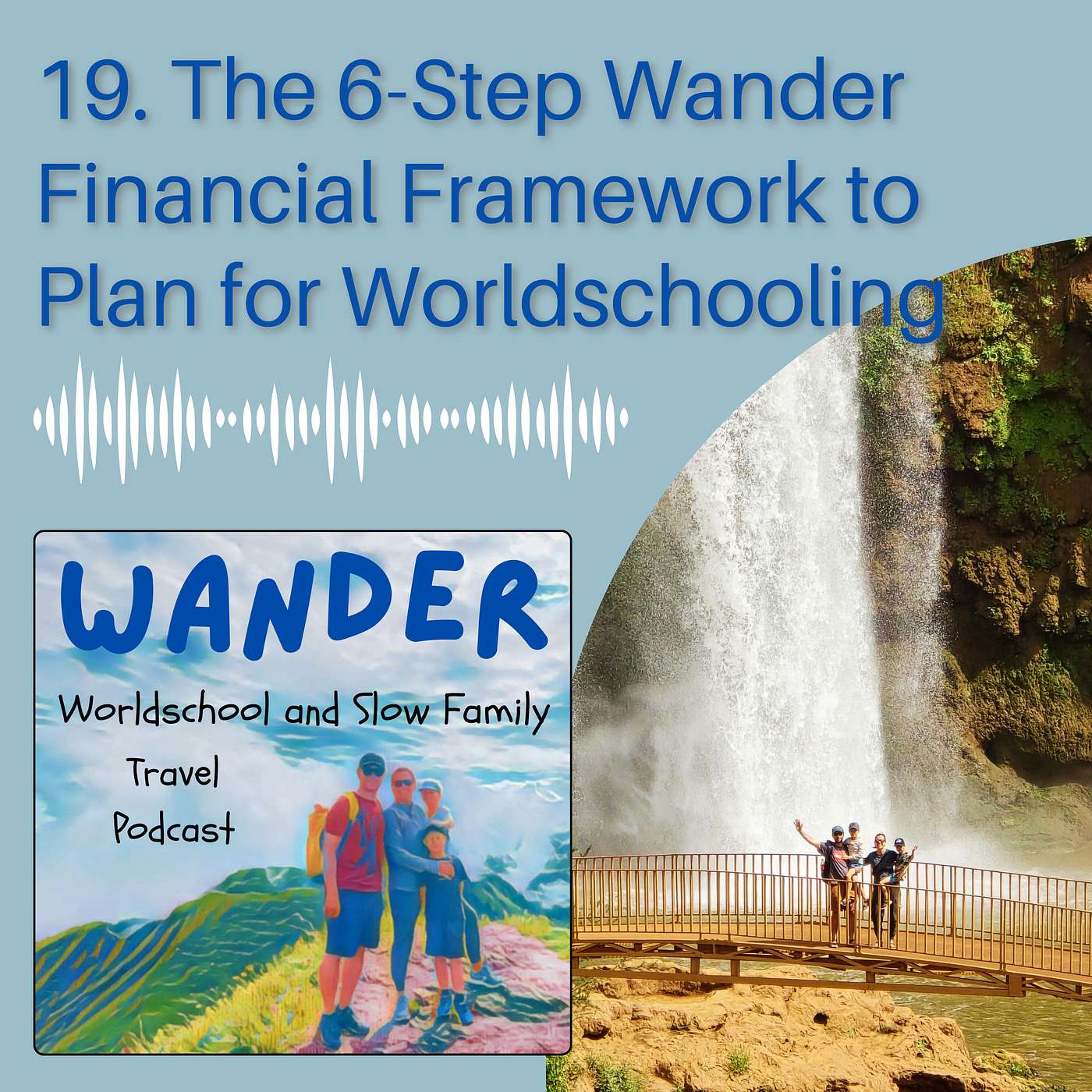 19. Your 6-Step Wander Financial Framework to Plan for Worldschooling + Slow and Long-term Family Travel